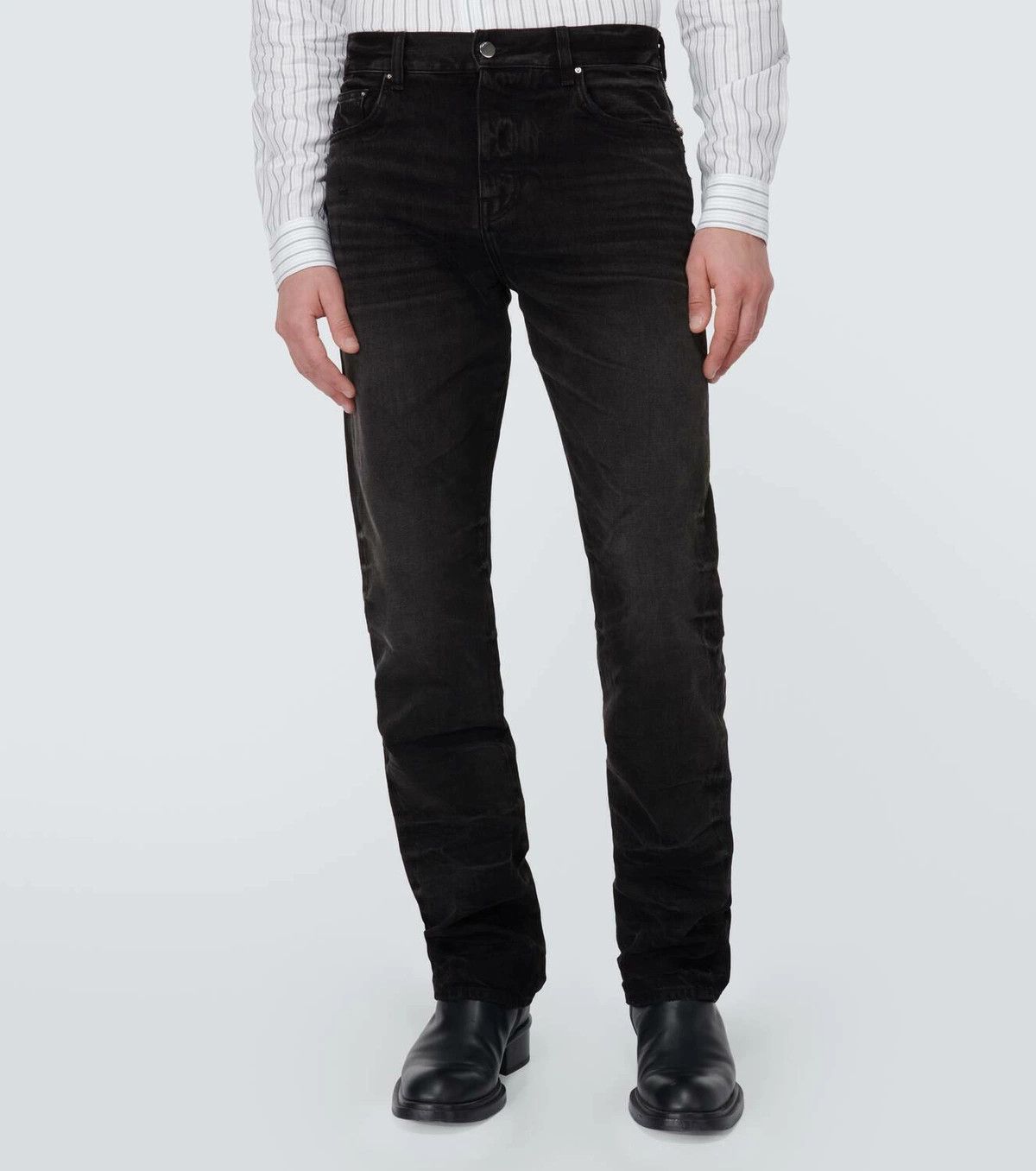 Amiri o1y0525 Denim Pant in Black Size US 33 - 2 Thumbnail