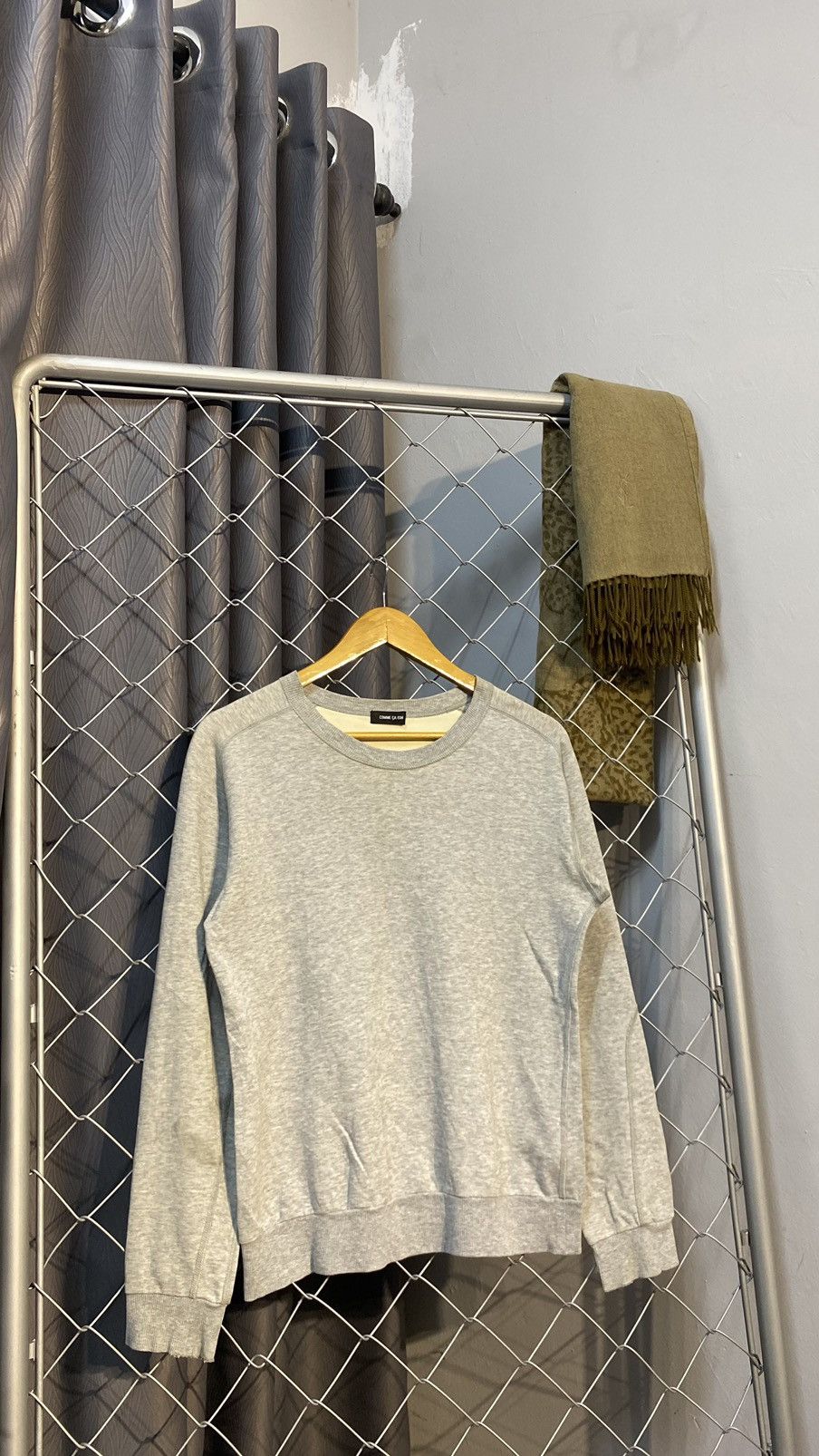 Comme Ca Ism × Designer × Japanese Brand COMME CA ISM EMBROIDERY SWEATSHIRT MEDIUM GREY Size M / US 6-8 / IT 42-44 - 1 Thumbnail