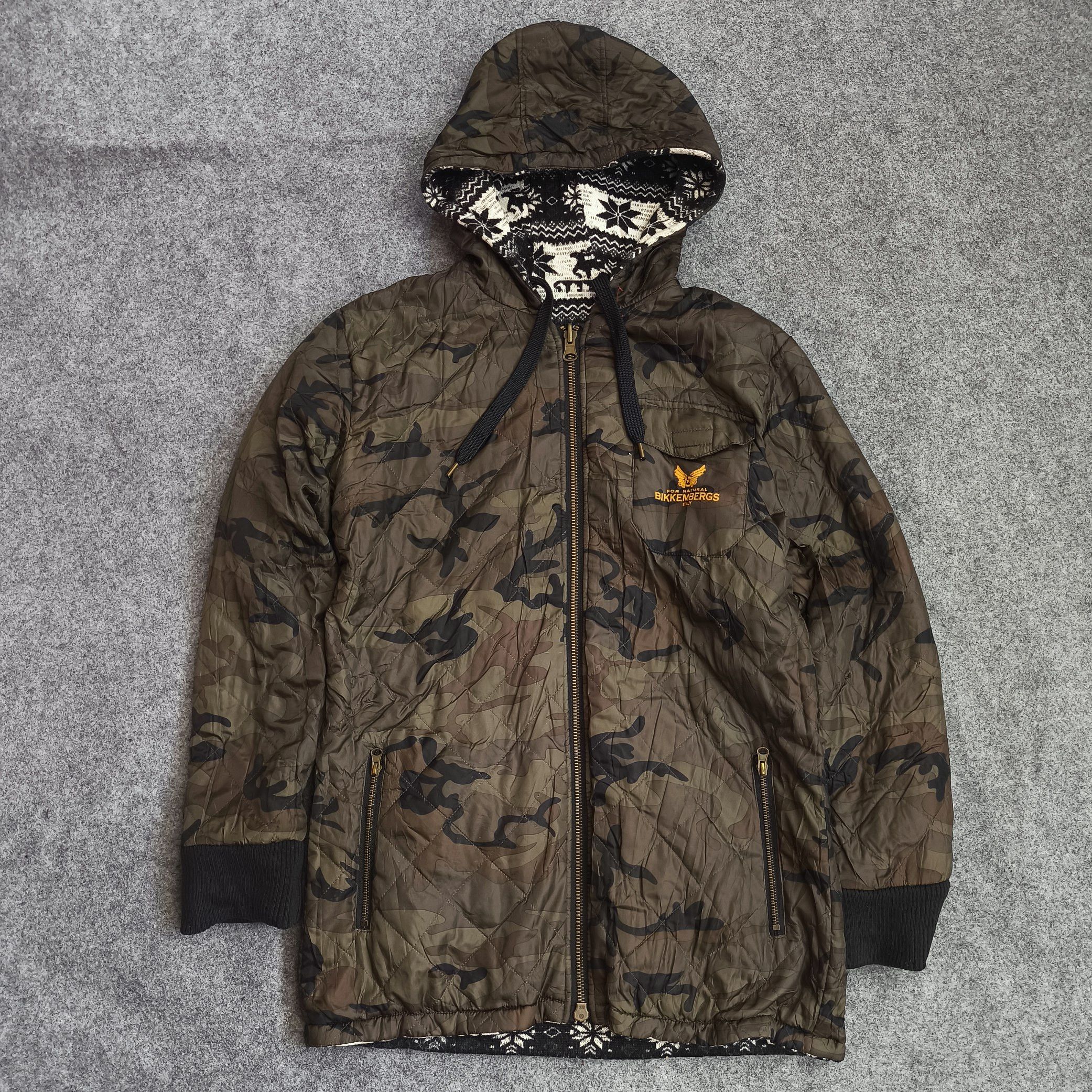 Dirk Bikkembergs Reversible dirk bikkembergs camougale Navajo jacket sz tag S Size US L / EU 52-54 / 3 - 1 Thumbnail