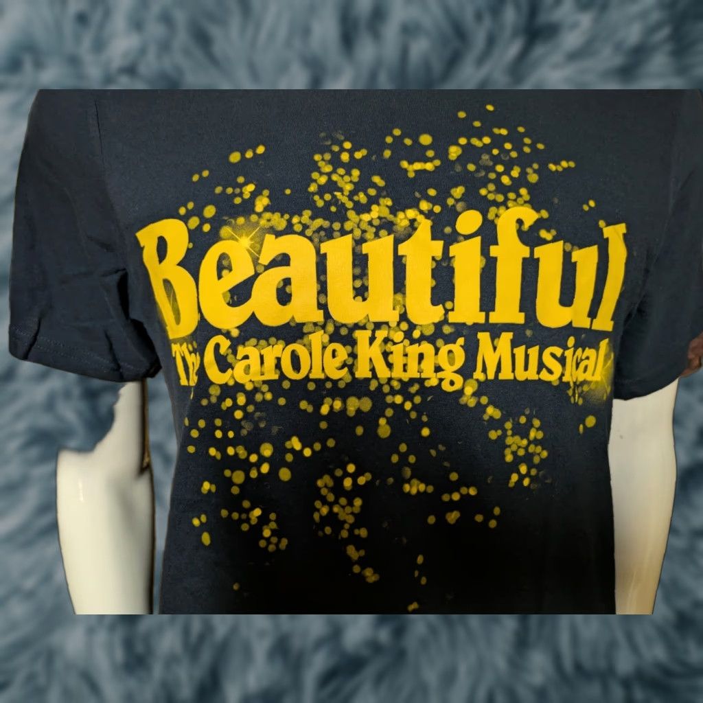Vintage Beautiful The Carole King Musical T Shirt M Unisex Adults Crew Neck Short Sleeve Blue 100% Cotton Graphic Tee Theater Musical 2018 Tour Medium Size US M / EU 48-50 / 2 - 1 Thumbnail