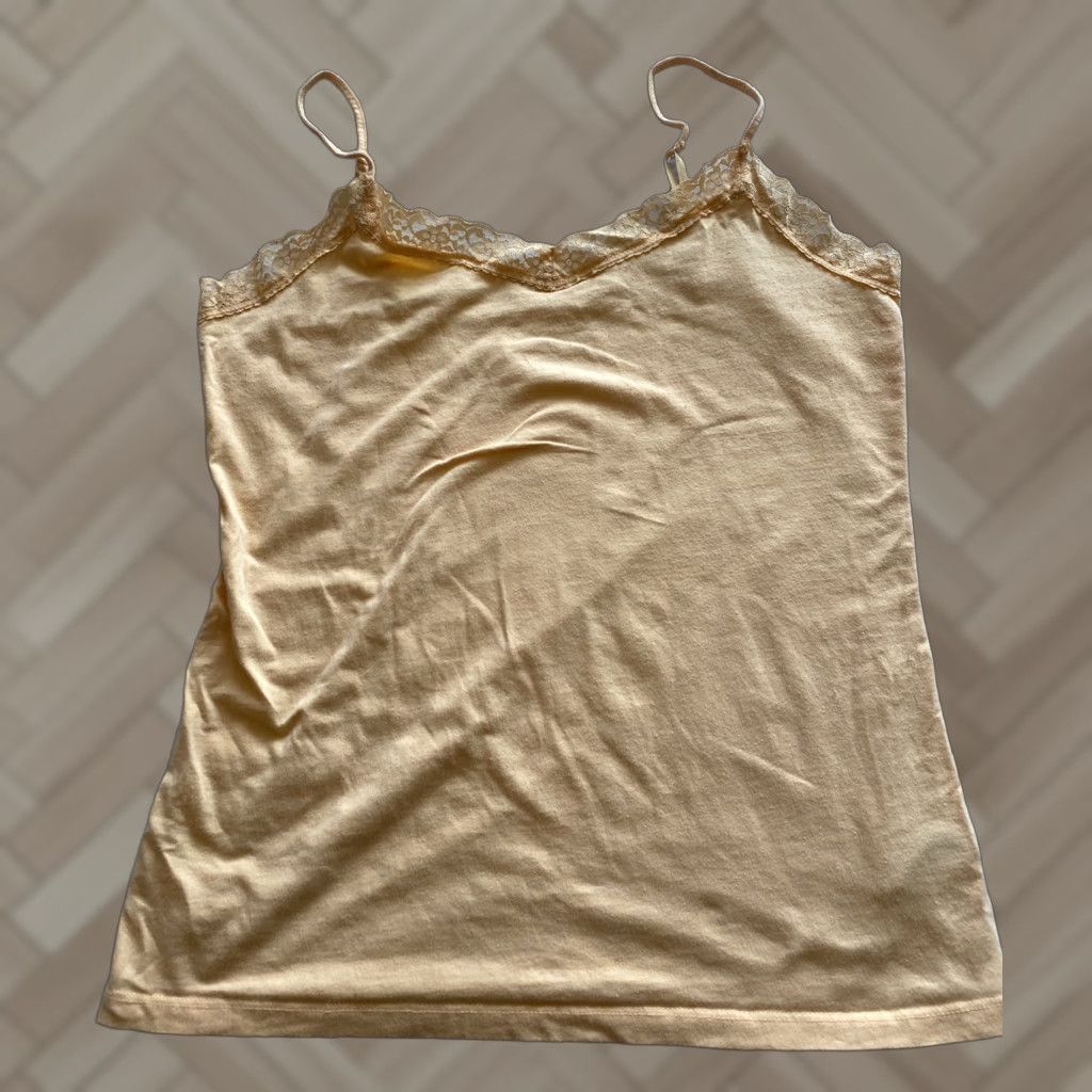 Merona Merona Women's Tank Top M Orange Cotton Womens Size M / US 6-8 / IT 42-44 - 1 Thumbnail