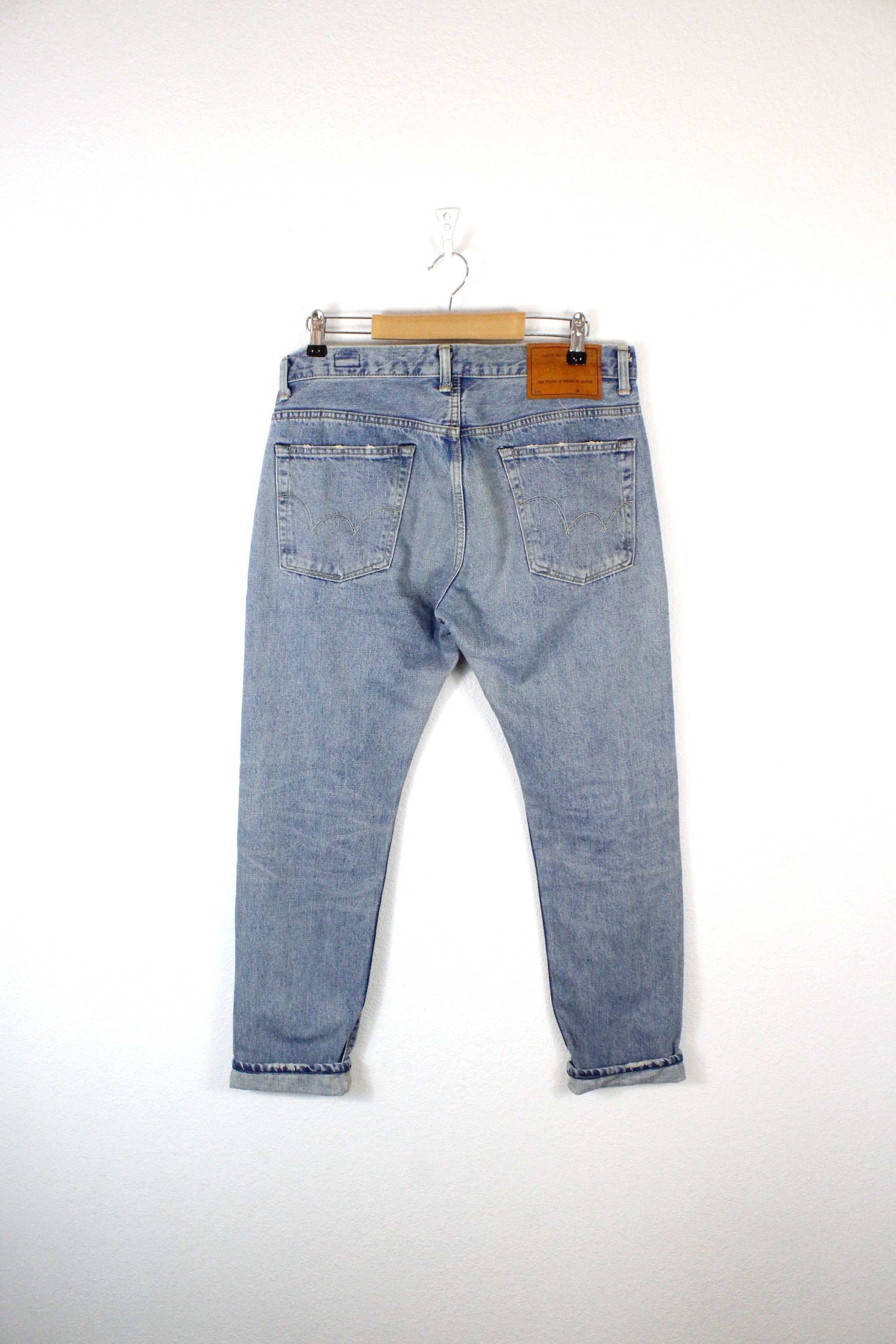 Edwin × Japanese Brand × Self Edge Edwin ESC33L Japan Rainbow Selvage Denim Jeans Pants 31 Size US 31 - 6 Thumbnail