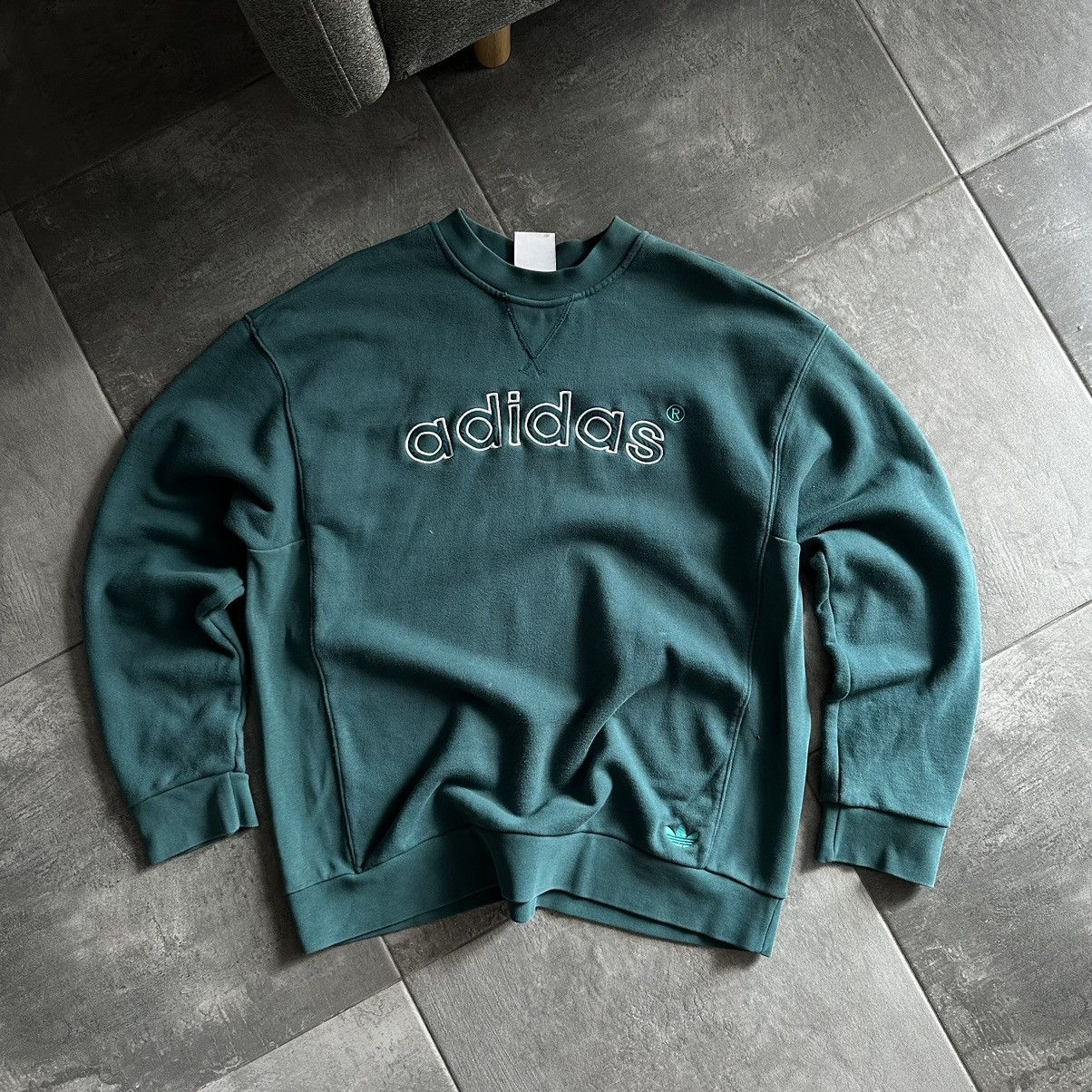 Adidas × Y's Vintage Adidas Sweatshirts Big Logo Sweater Y2K 00s Size US M / EU 48-50 / 2 - 5 Thumbnail