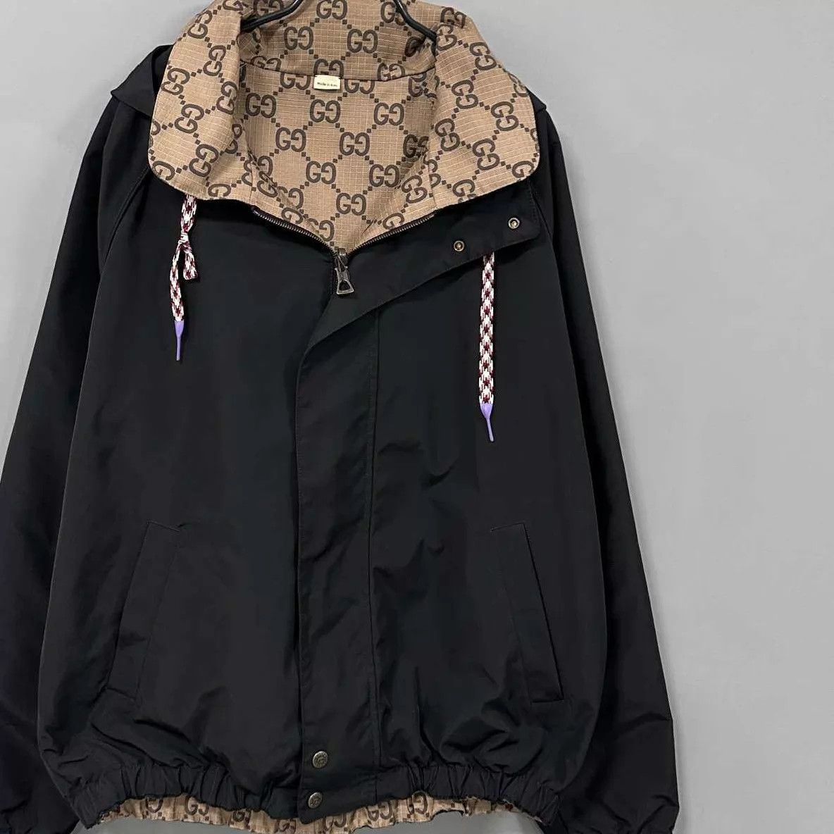 Gucci GUCCI GG Monogram Double-Sided Shell Jacket Size 48 Size US M / EU 48-50 / 2 - 2 Thumbnail