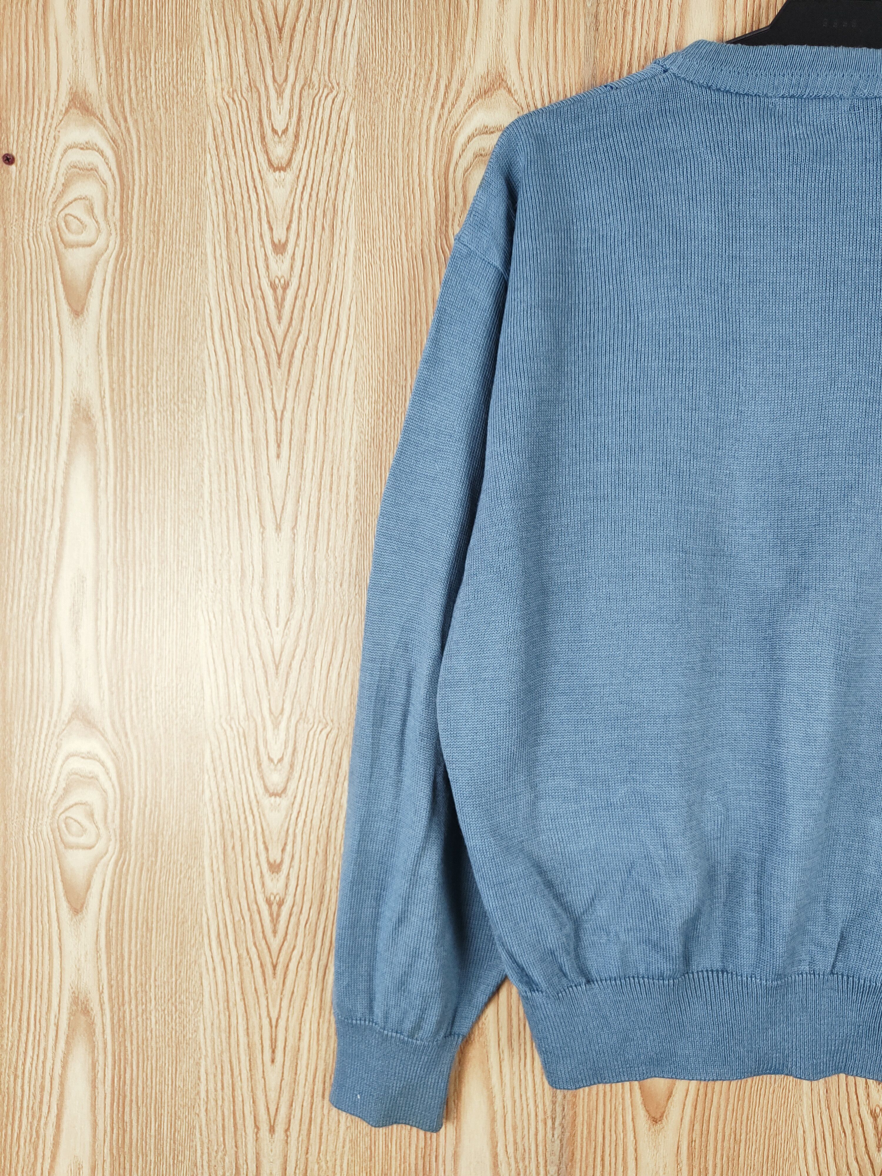 Homespun Knitwear × Japanese Brand Adonica Blue Knitwear Cardigan #W300 Size US L / EU 52-54 / 3 - 11 Thumbnail