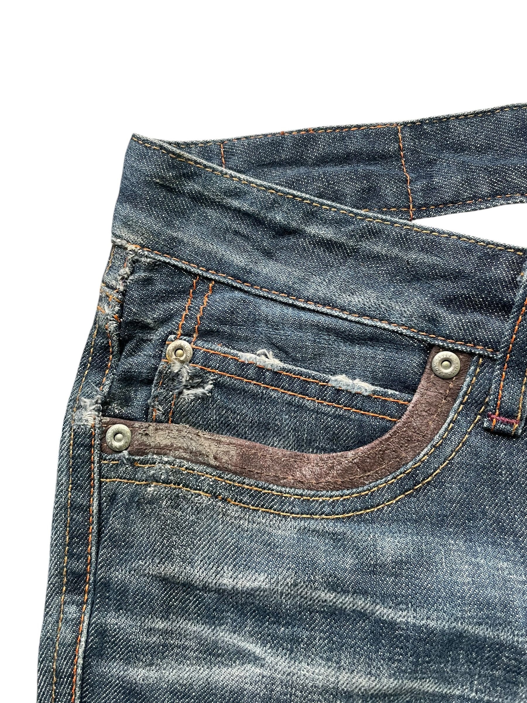 Levi's Vintage Flare Levis Perfect Body Distresed Denim Size 30" / US 8 / IT 44 - 4 Thumbnail
