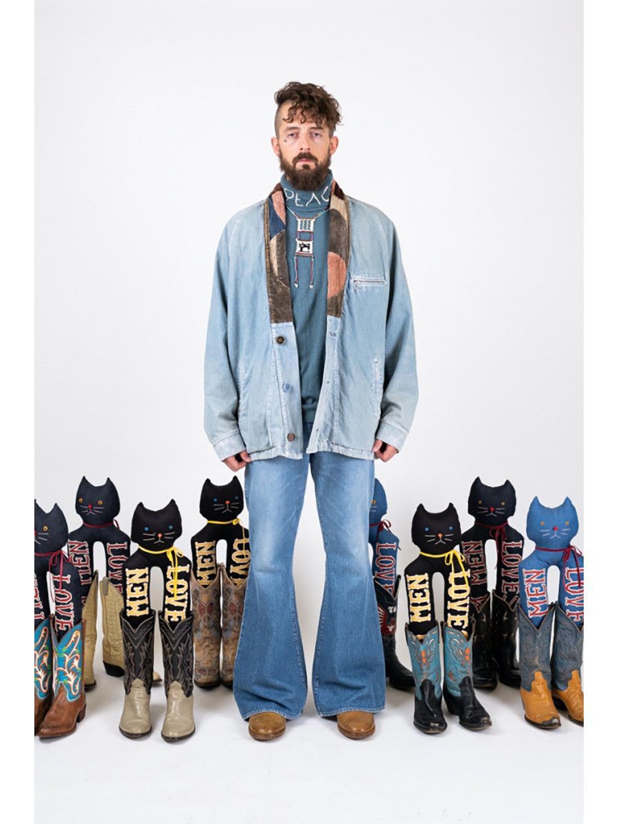 Kapital Kapital DENIM MEN LOVE CATS boot shapers Size ONE SIZE - 3 Thumbnail
