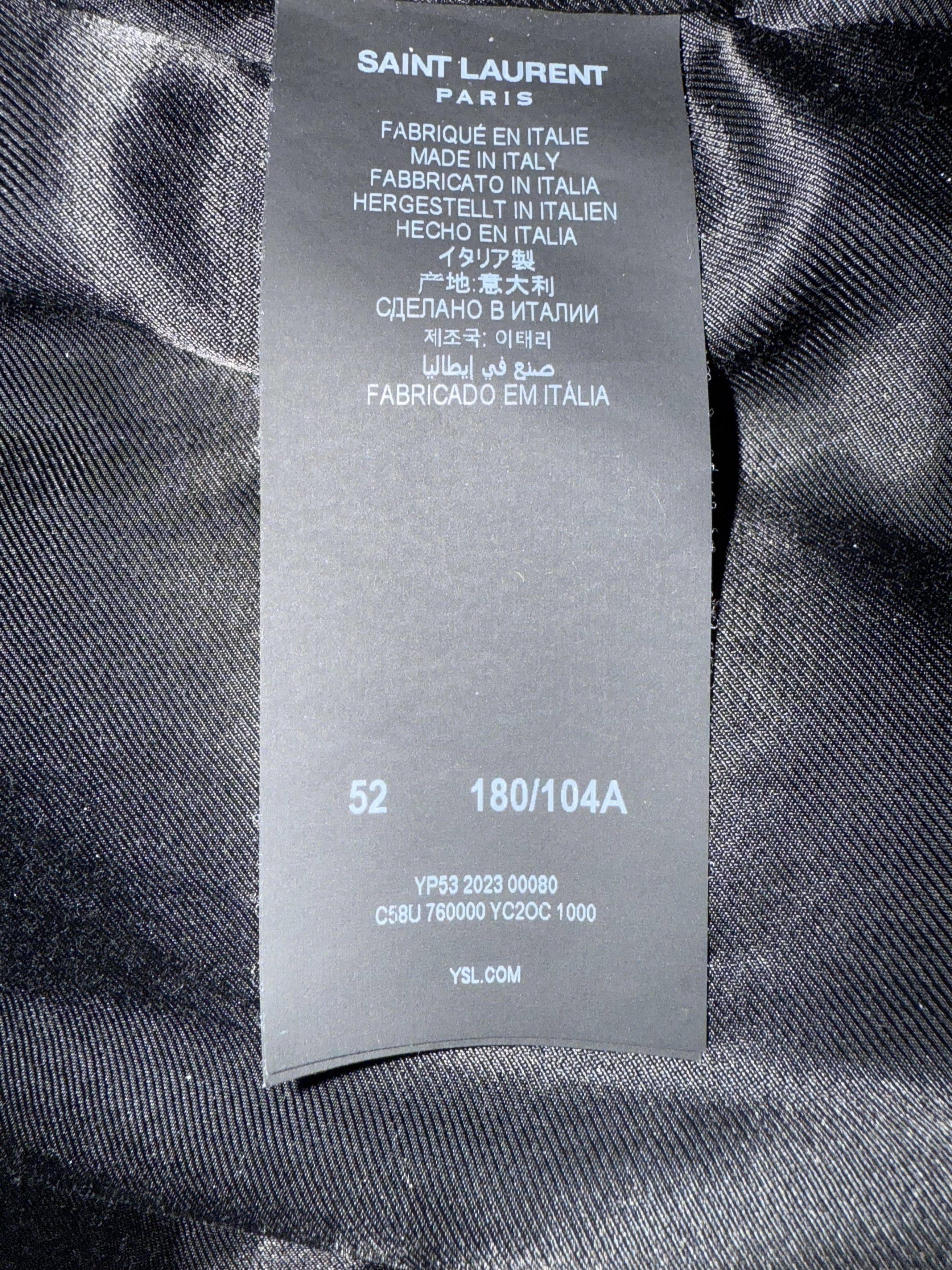Saint Laurent Paris Saint Laurent Leather Jacket Size US L / EU 52-54 / 3 - 16 Thumbnail