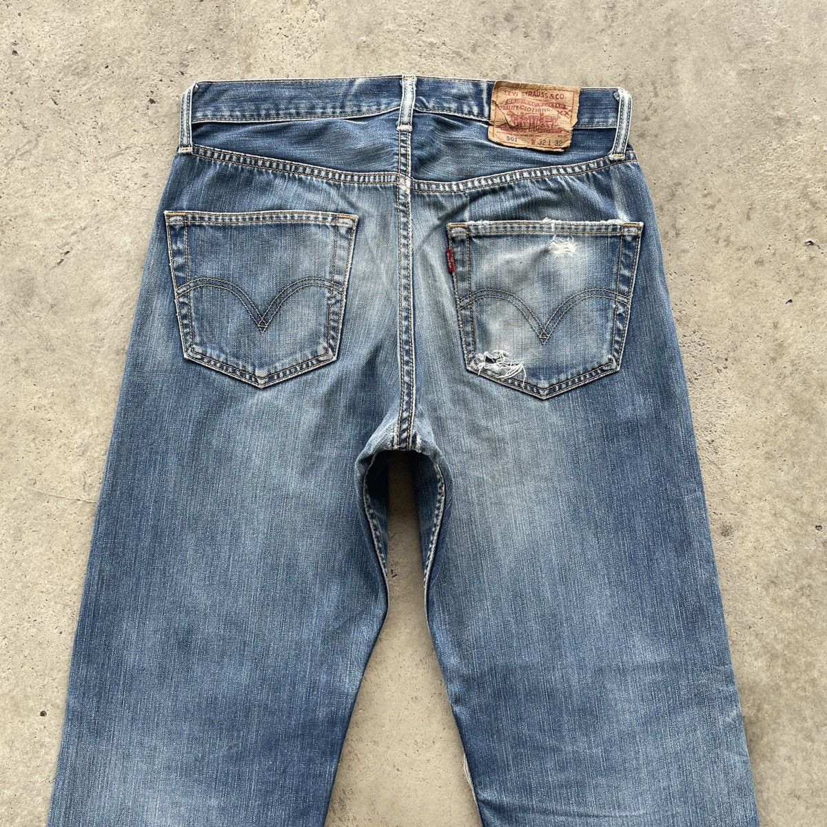 Levi's Levi’s 501 Vintage Distressed Faded Jeans Denim Pants W31 Size US 31 - 13 Thumbnail