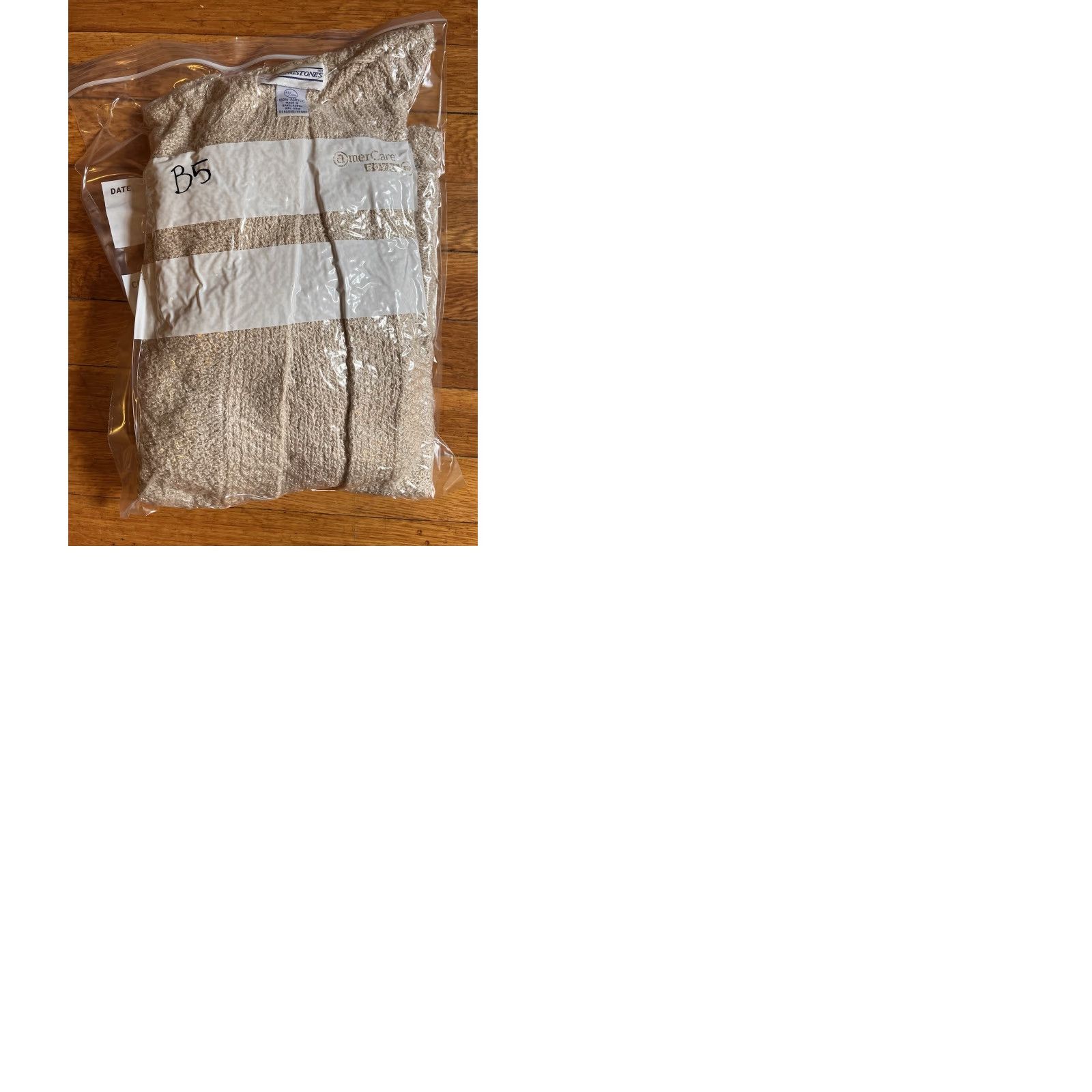 Vintage VINTAGE Steppingstones Cardigan Sweater Women’s 42 22W Beige Chenille Knit Cardigan Long Sleeve V-Neck Pockets Open Bohemian Retro Fall Winter 3/4? Size L / US 10 / IT 46 - 9 Thumbnail