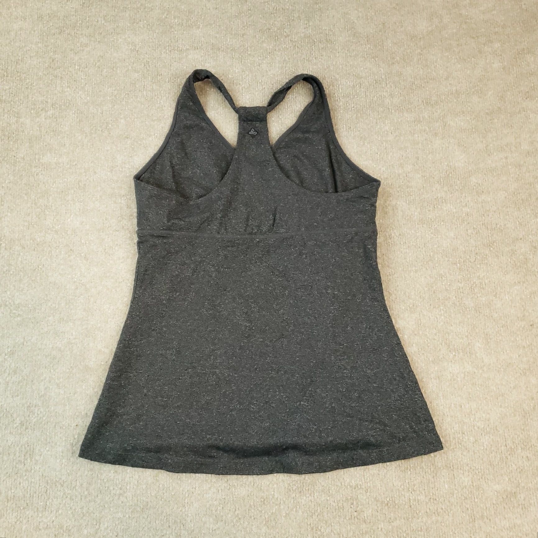 Prana prAna Tank Top Shirt Womens M Gray Stretch Activewear Casual Racerback Size M / US 6-8 / IT 42-44 - 7 Thumbnail