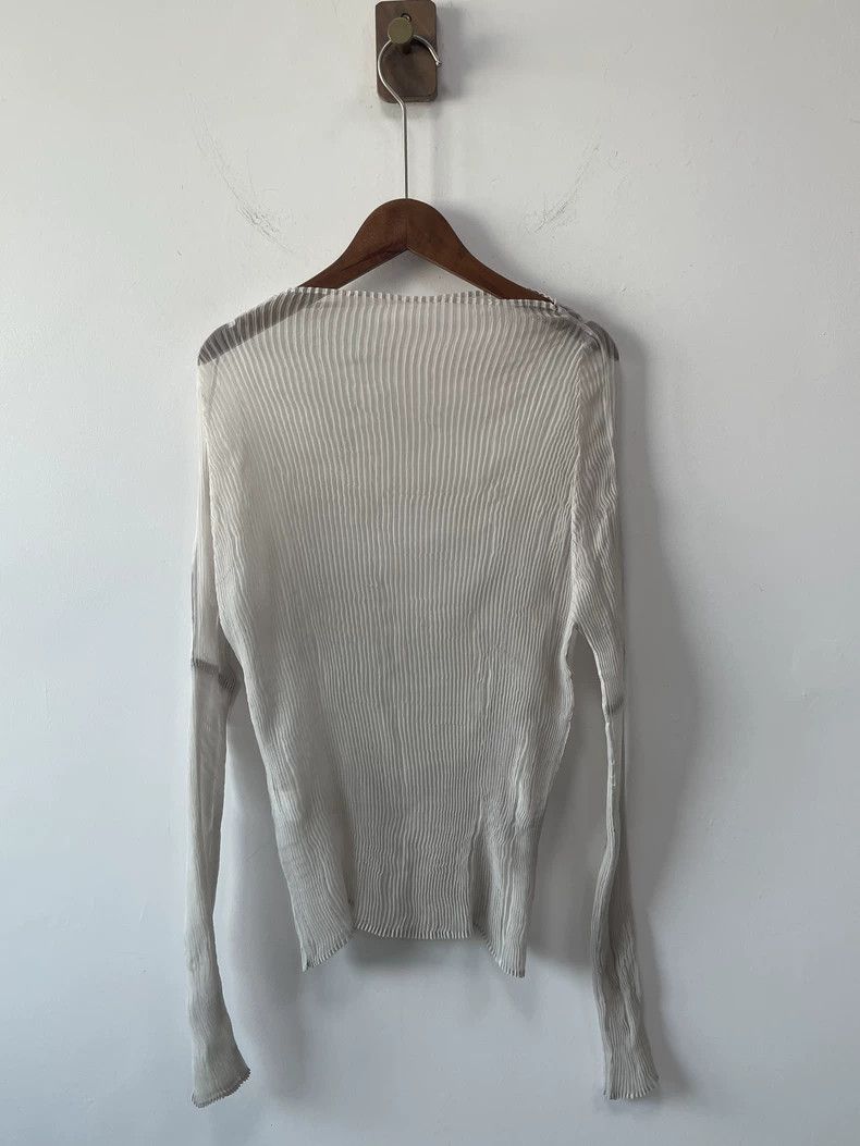 Issey Miyake Issey Miyake size:2 Grey pleated top Size M / US 6-8 / IT 42-44 - 1 Thumbnail