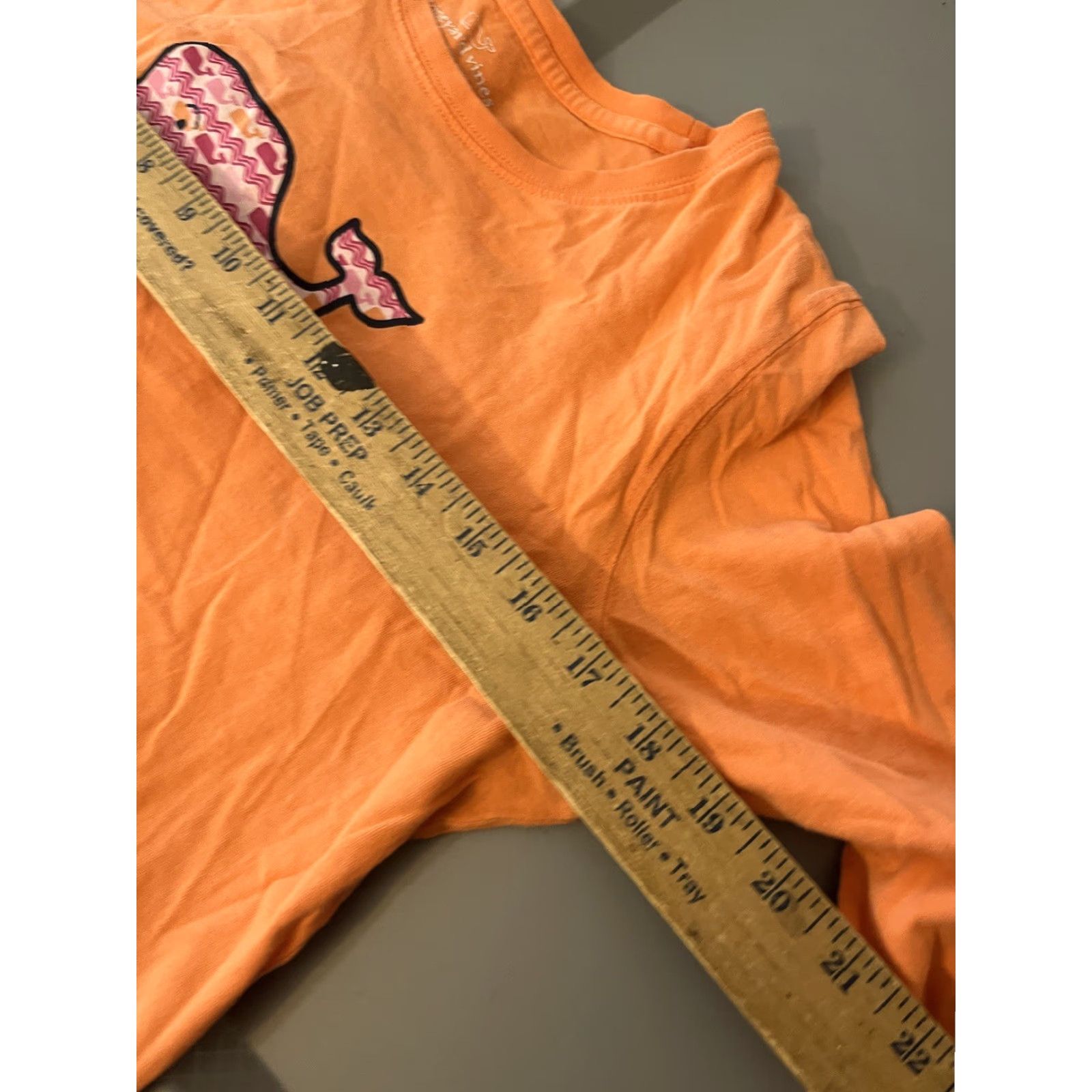 Vineyard Vines Vineyard Vines Shirt Women Small Orange Long Sleeve Crew Neck 100% Cotton Size S / US 4 / IT 40 - 5 Thumbnail
