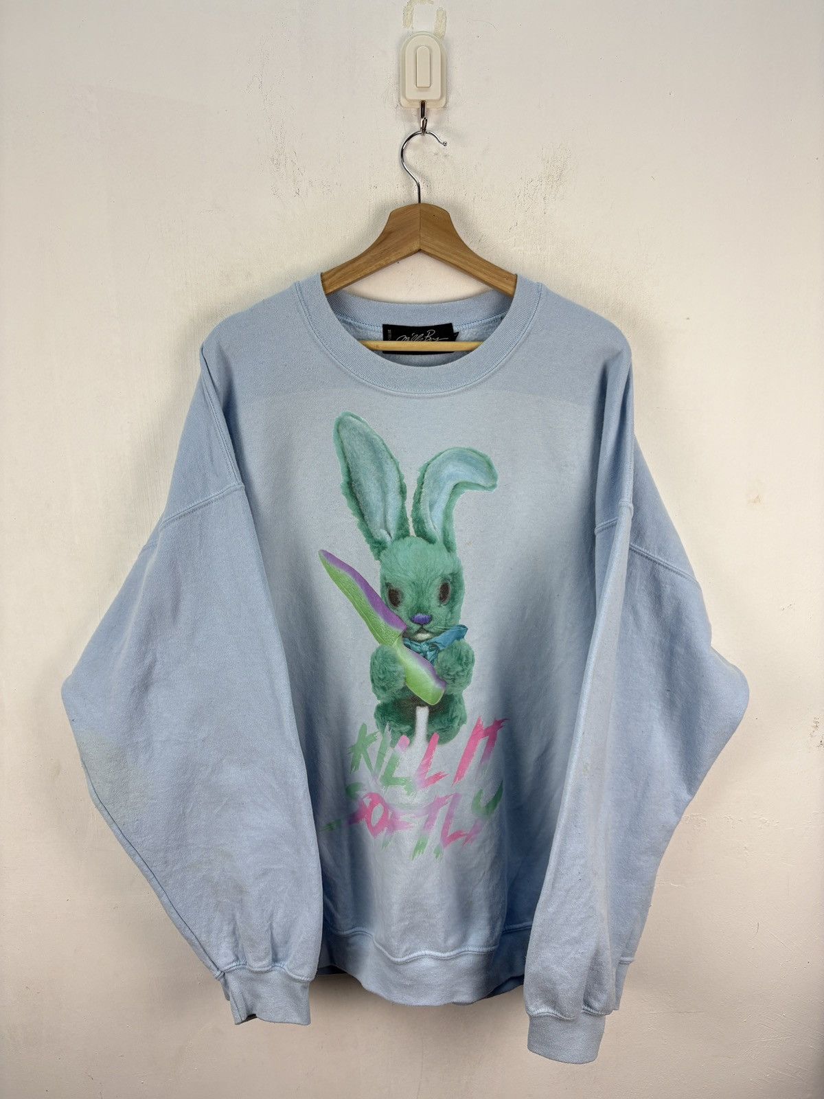 Japanese Brand MILK BOY KILL IT SOFTLY OVERSIZED SWEATSHIRT CREWNECK Size US XXL / EU 58 / 5 - 1 Thumbnail