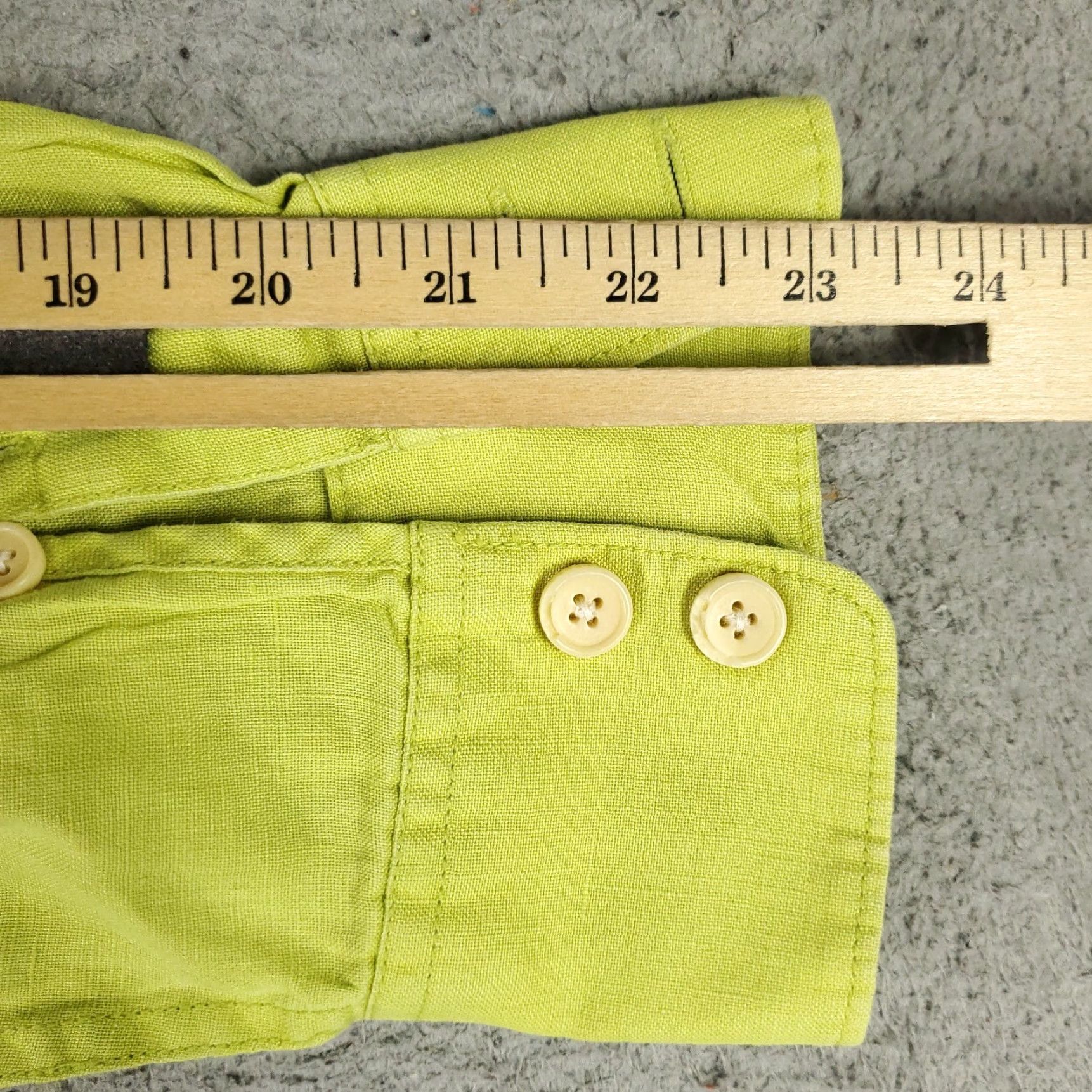 Tommy Bahama Tommy Bahama Shirt Mens Size Small Green Linen Button Up Long Sleeve Size US S / EU 44-46 / 1 - 7 Thumbnail