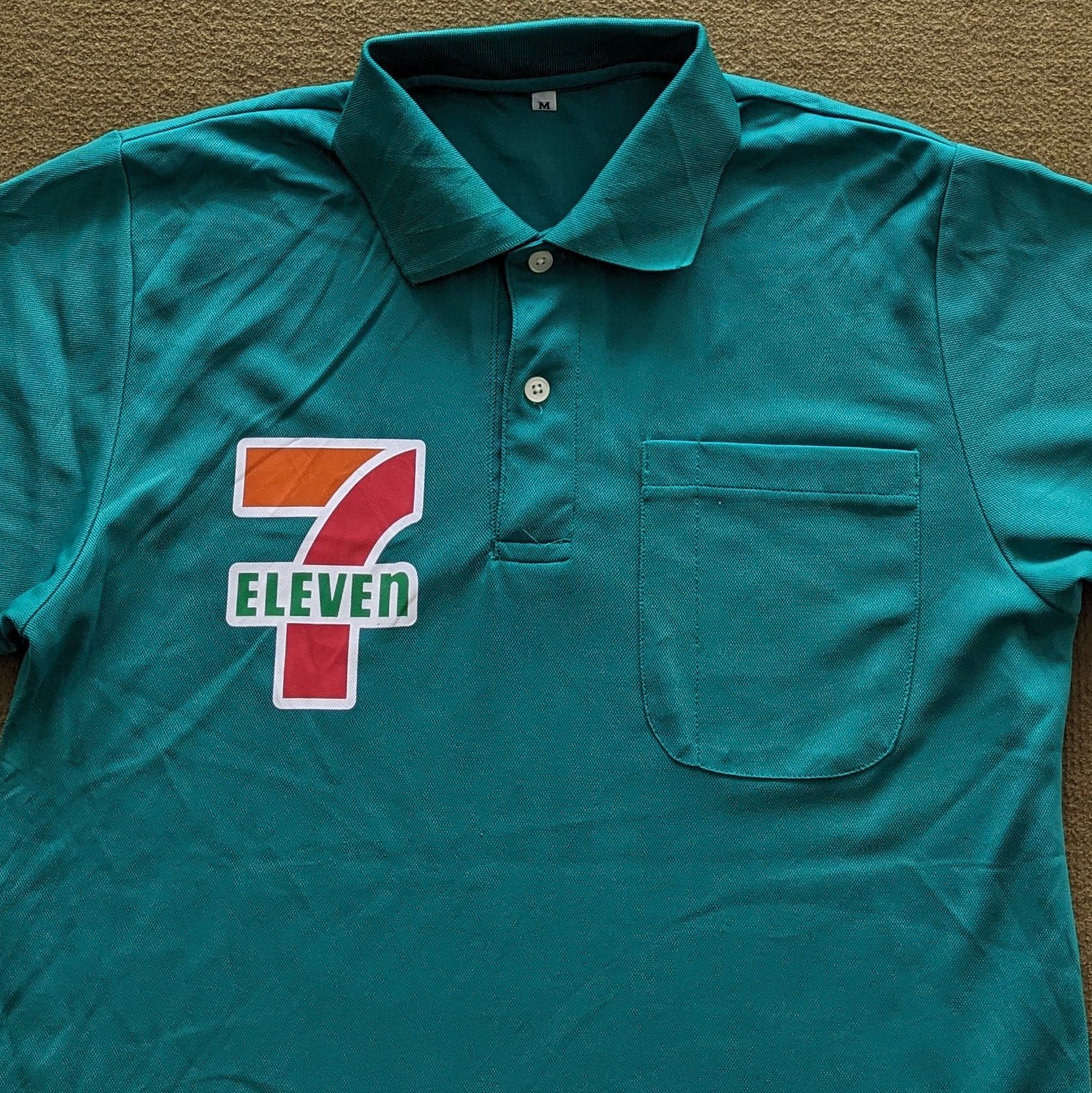 Vintage Vintage 7 ELEVEN Uniform Workers T-shirt Size US M / EU 48-50 / 2 - 4 Thumbnail