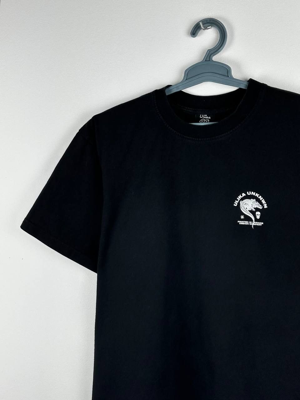Vintage Ukrainian Streetwear Black Oversized T SHIRT Size US L / EU 52-54 / 3 - 4 Thumbnail