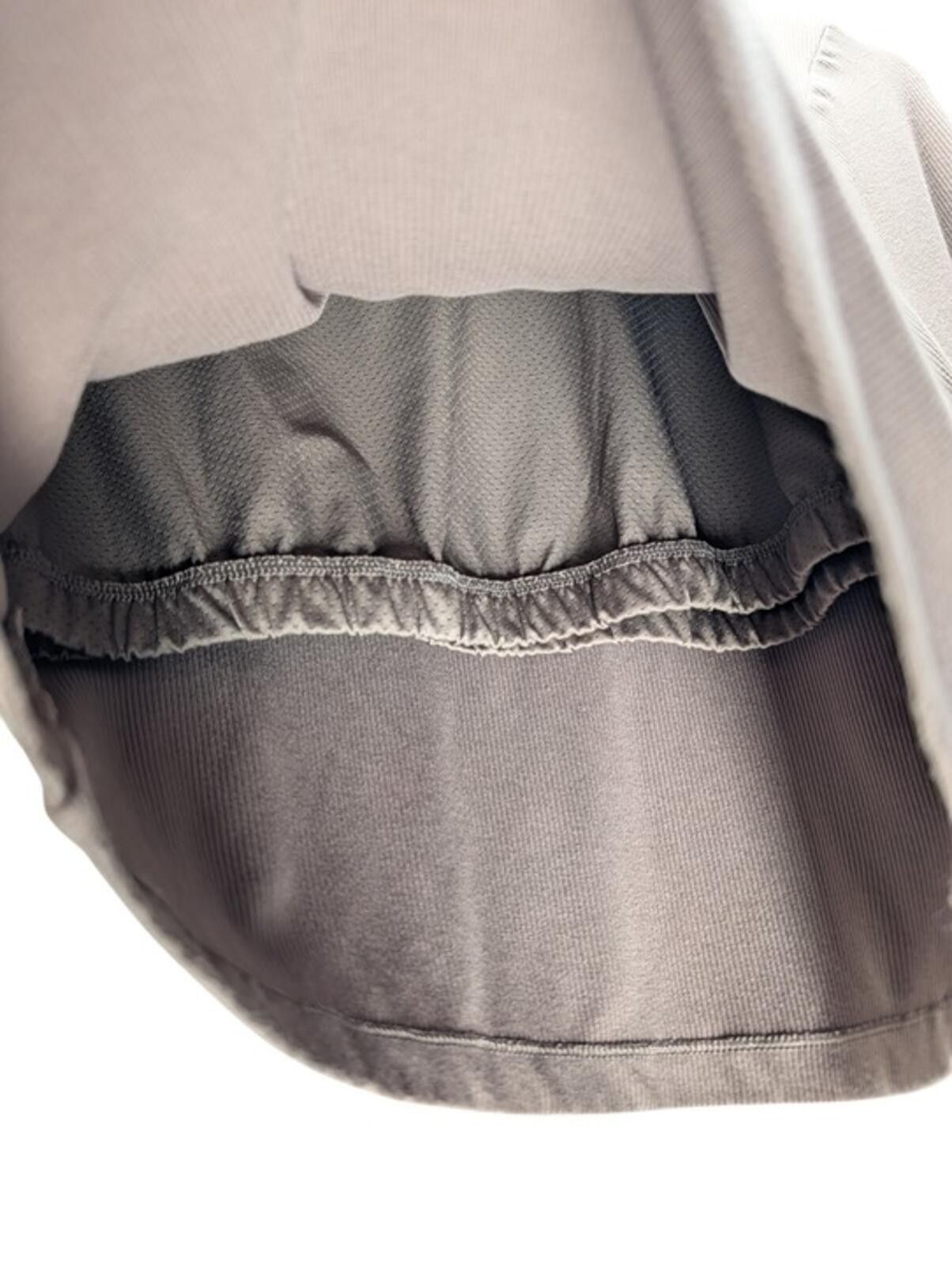 Other Yogalicious Crop Long Sleeve Top Women’s Large Ribbed Taupe Size L / US 10 / IT 46 - 4 Thumbnail