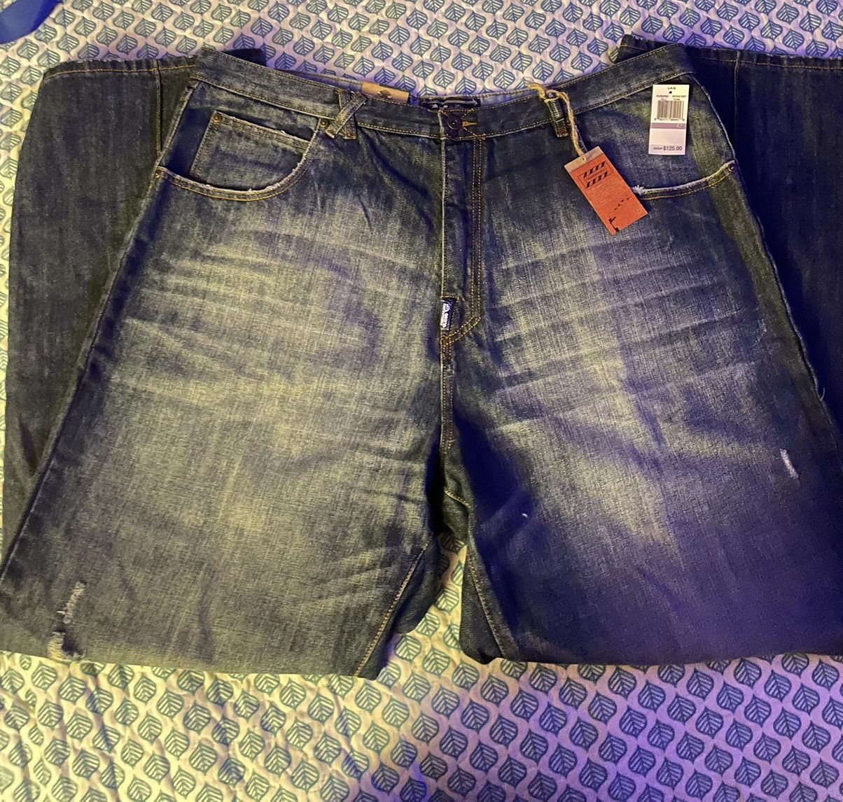Japanese Brand × Vintage New LR Geans Size 42x34 Jeans LRG Embroidered Pockets Baggy Size US 42 / EU 58 - 4 Thumbnail