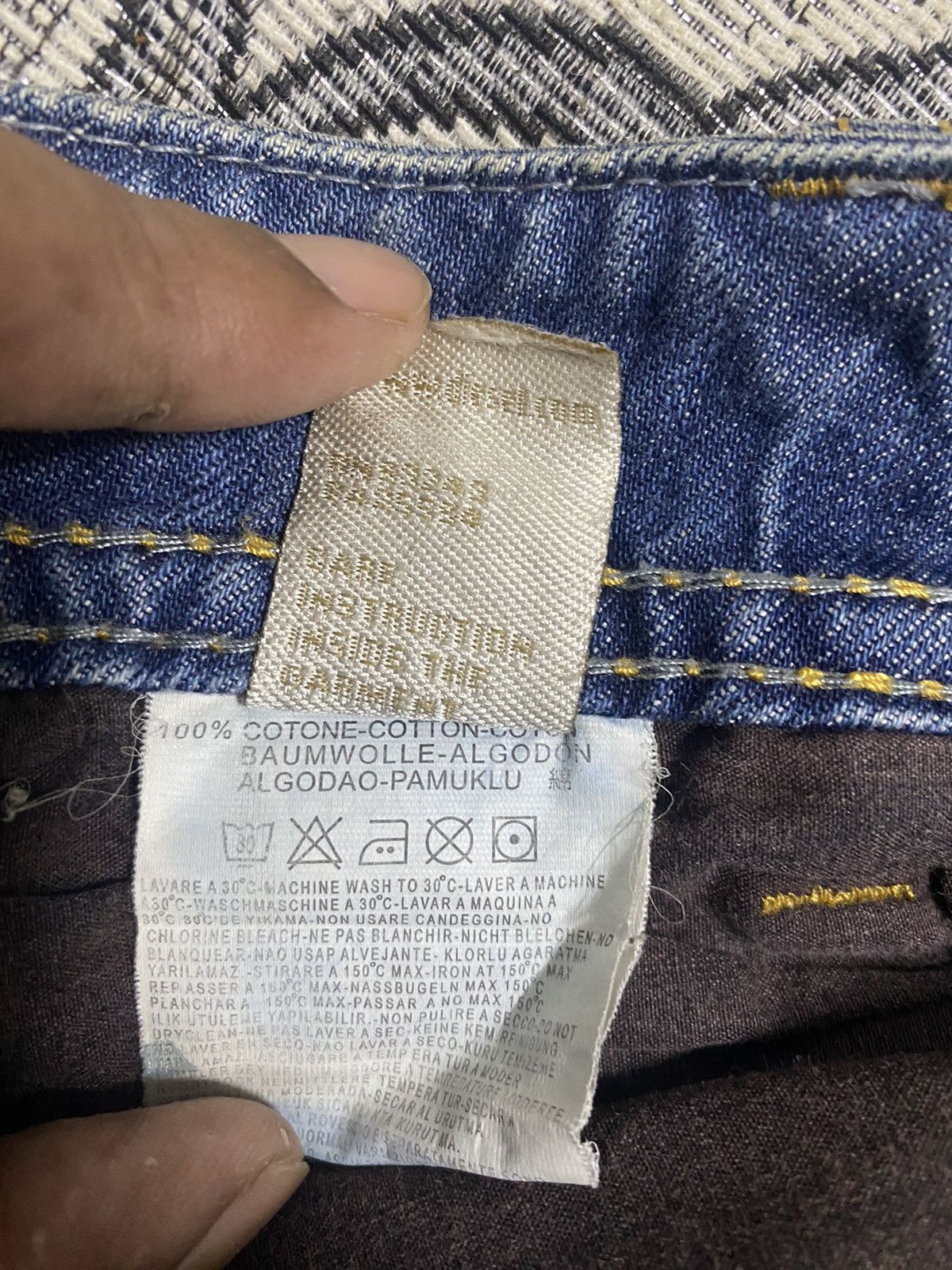 Diesel Vintage Diesel Industry Paddom Distressed Denim Jeans Size US 34 / EU 50 - 15 Thumbnail