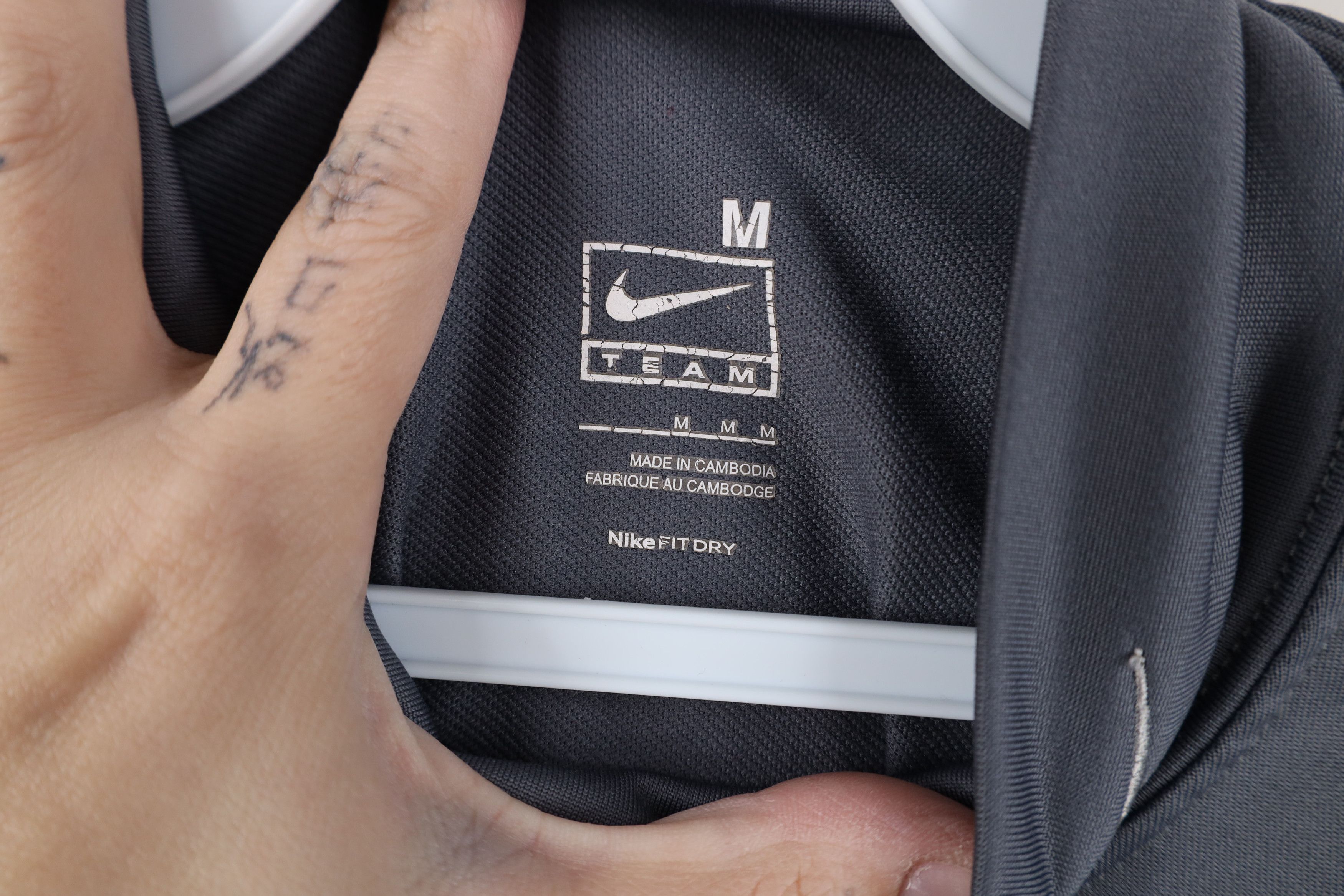 Nike Nike Pro Compression Mock Neck Long Sleeve T-Shirt Gray Size US M / EU 48-50 / 2 - 5 Thumbnail