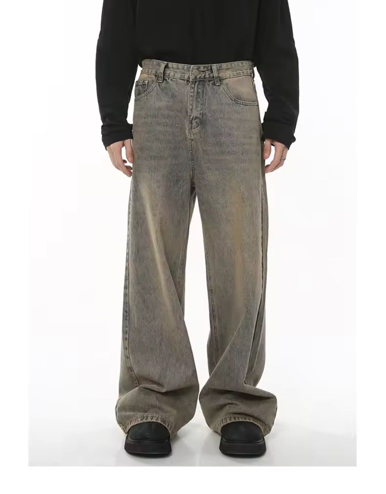 Japanese Brand × Jean Distressed Baggy Jean Size US 30 / EU 46 - 1 Thumbnail