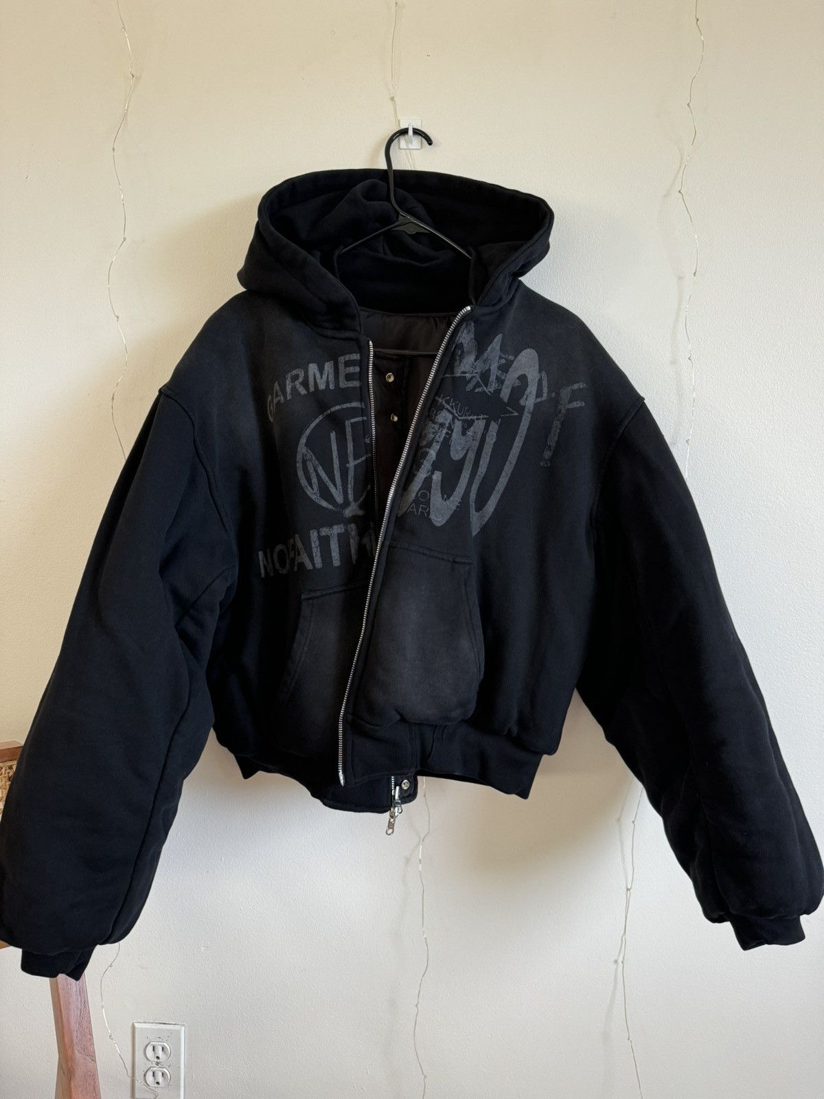No Faith Studios NoFaithStudios Reversible Bomber Jacket
