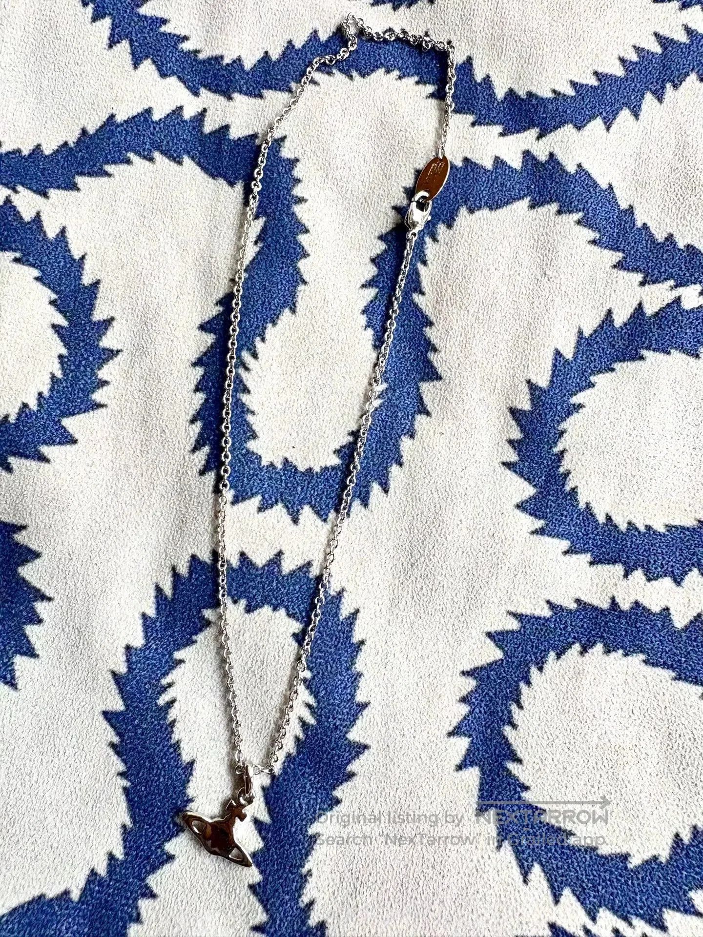 Vivienne Westwood Vivienne Westwood Silver Saturn Necklace. Size ONE SIZE - 4 Thumbnail