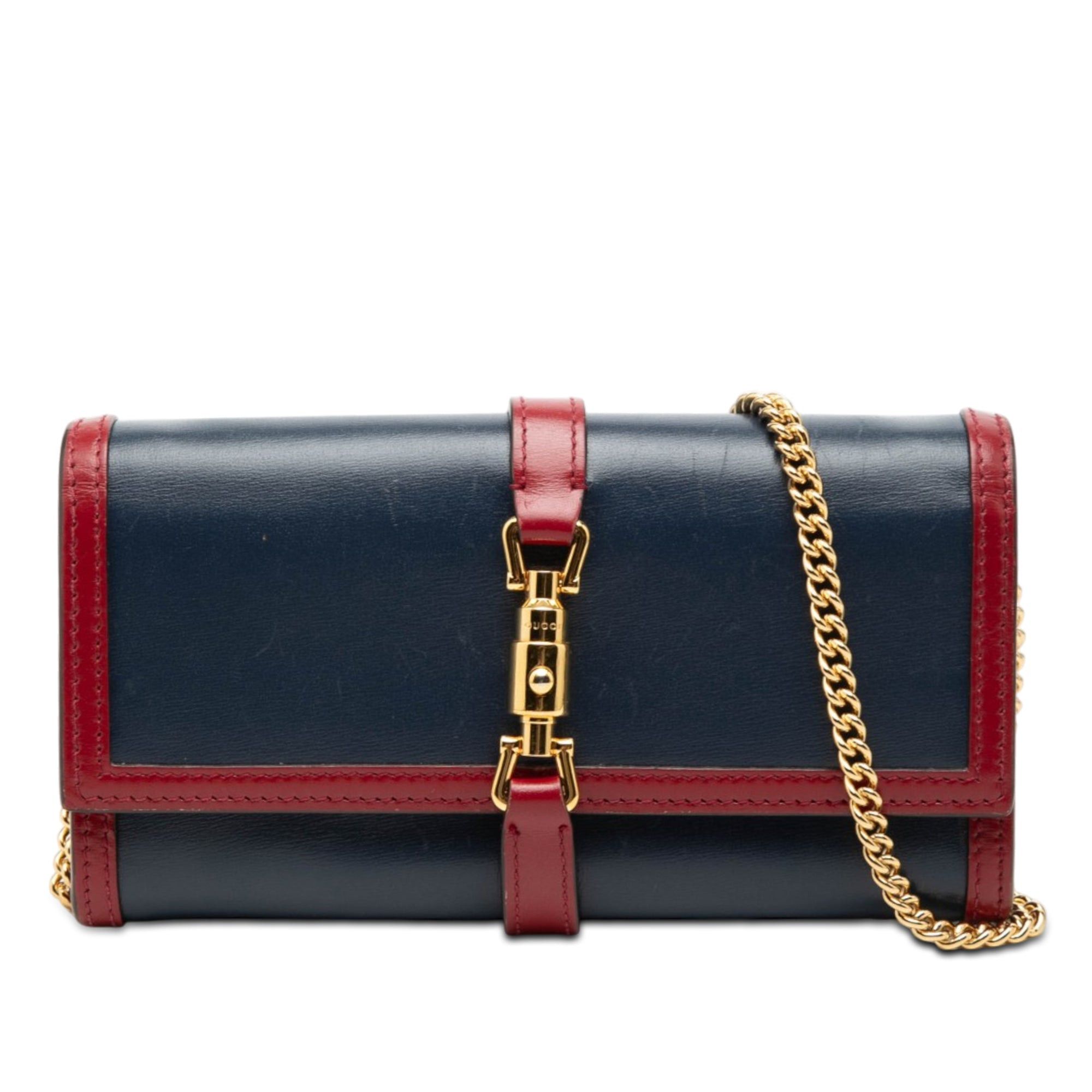 Gucci Bicolor Calfskin Jackie 1961 Wallet On Chain Size ONE SIZE - 1 Thumbnail