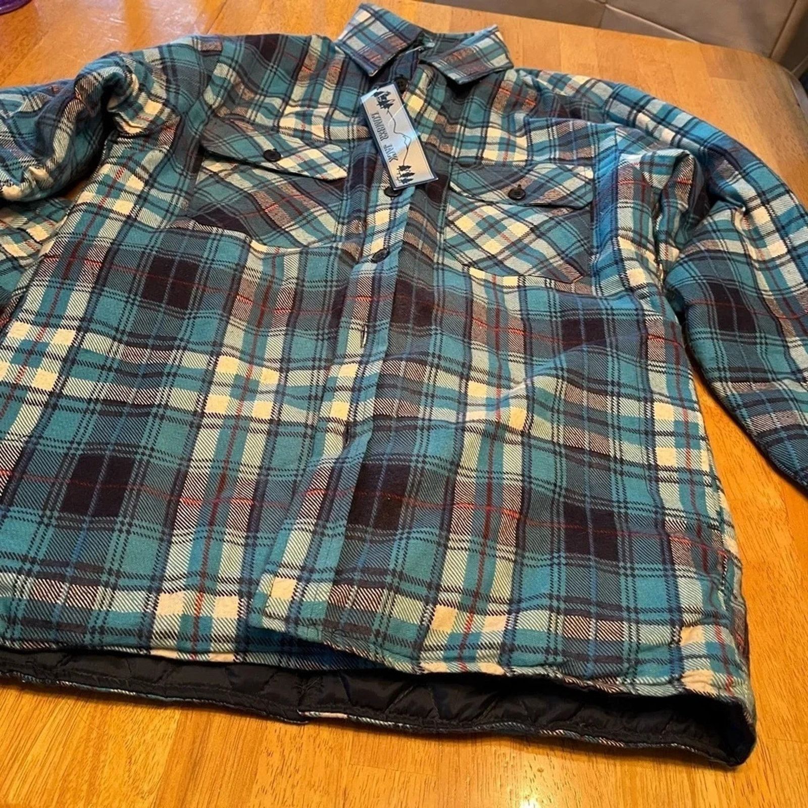 Lumberjack Vintage blue plaid Lumber Jack jacket, size Small Size US S / EU 44-46 / 1 - 1 Thumbnail