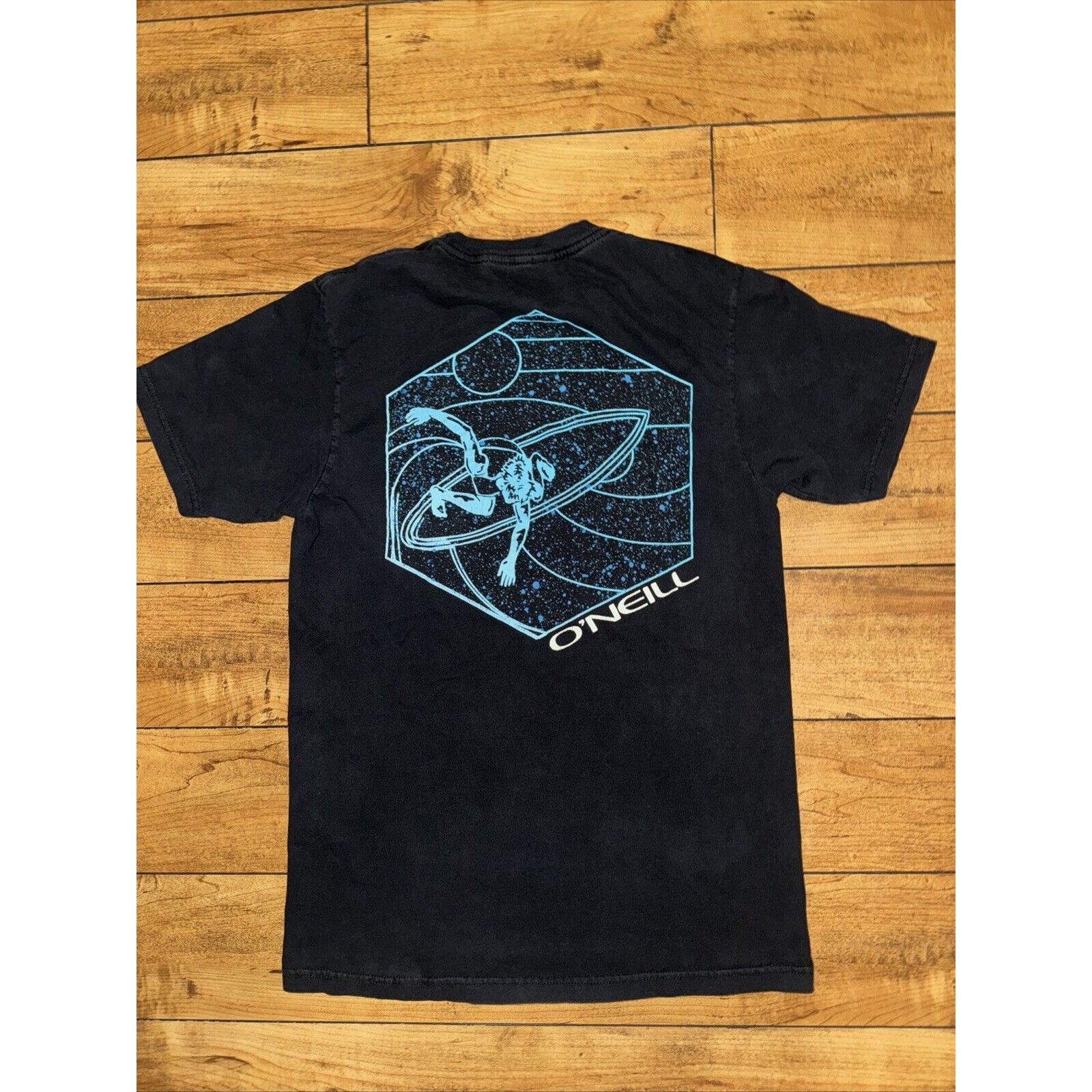 O'Neill × Vintage O’Neill Surfing T-Shirt Black Modern Fit Small 16x25 Size US S / EU 44-46 / 1 - 1 Thumbnail