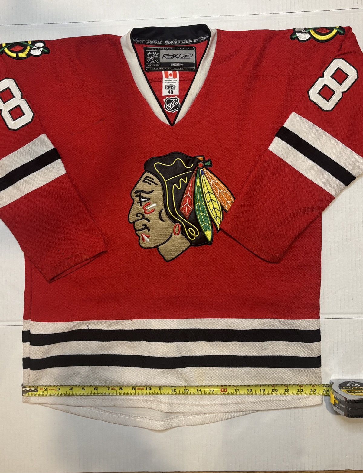 Reebok Reebok Patrick Kane #88 Chicago Blackhawks Authentic Jersey Size US M / EU 48-50 / 2 - 4 Thumbnail