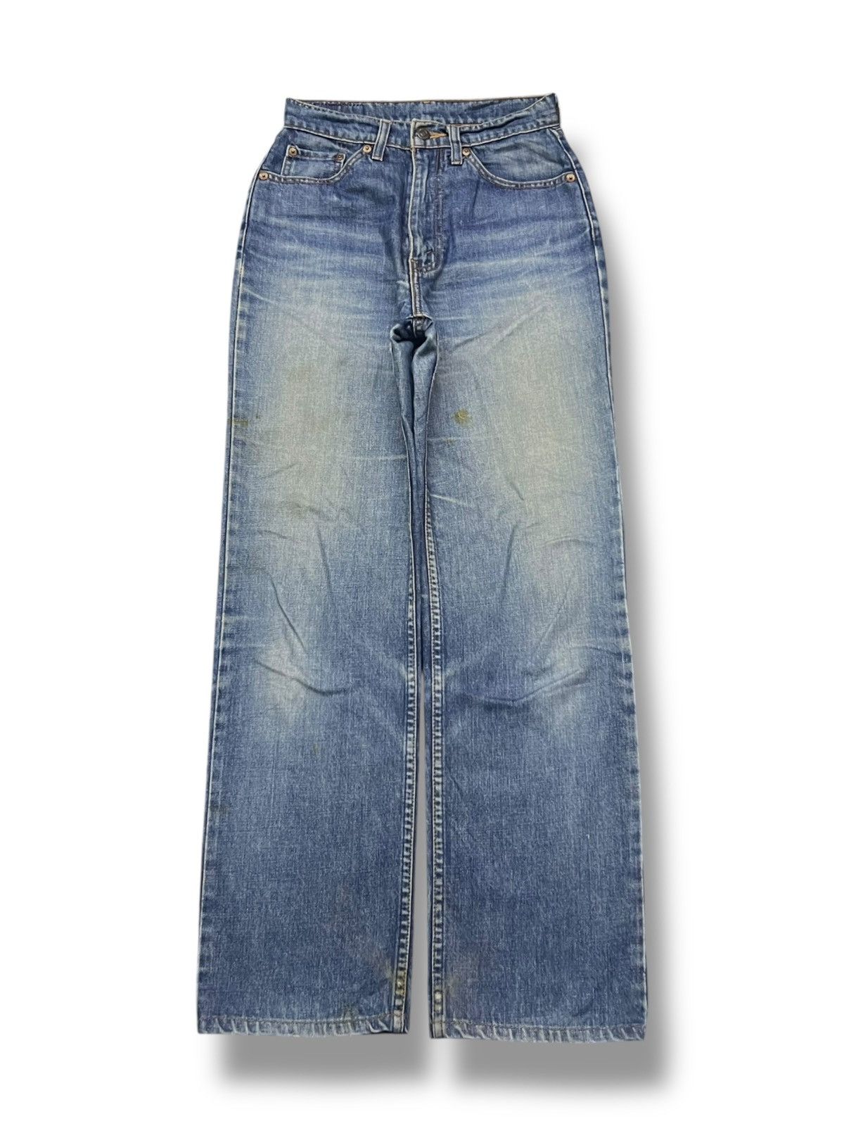 Levi's Vintage 90s Levi’s W519 Japan - Faded Rusty Wash Jeans Size 26" / US 2 / IT 38 - 2 Thumbnail