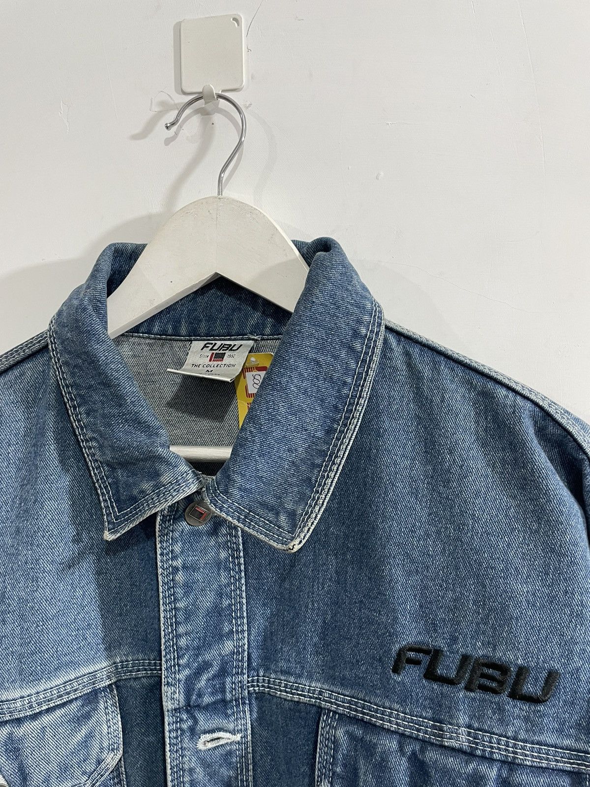 Fubu 90s Fubu hip hop denim embroidery logo Y2k style Size US XL / EU 56 / 4 - 5 Thumbnail