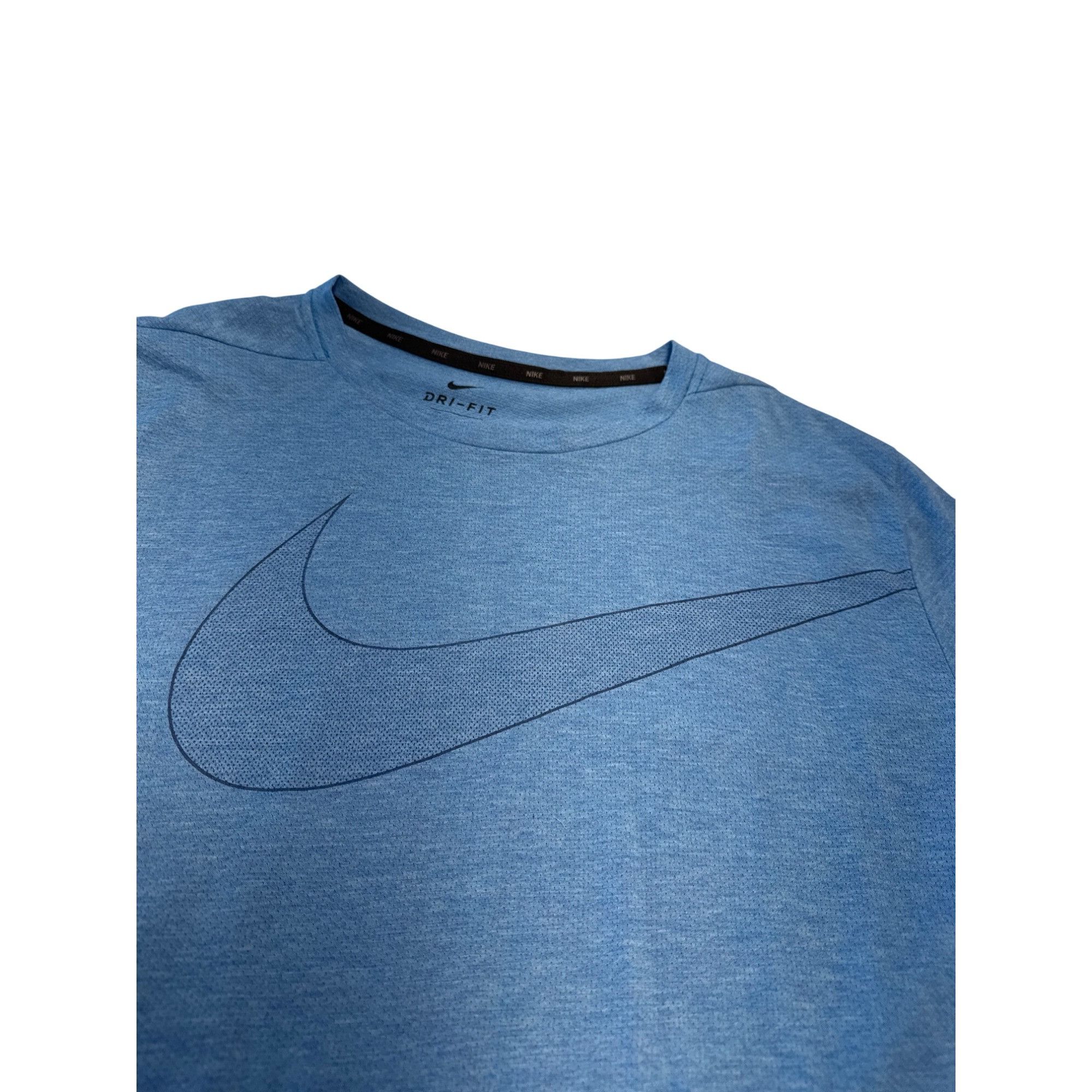 Nike Nike Dri-Fit Blue T-Shirt Size L SKU 7264 Size US L / EU 52-54 / 3 - 3 Thumbnail