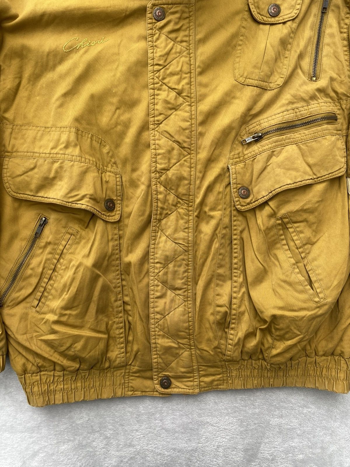 Japanese Brand 90s Chiori Multipocket Utility Bomber Jacket Size US L / EU 52-54 / 3 - 6 Thumbnail