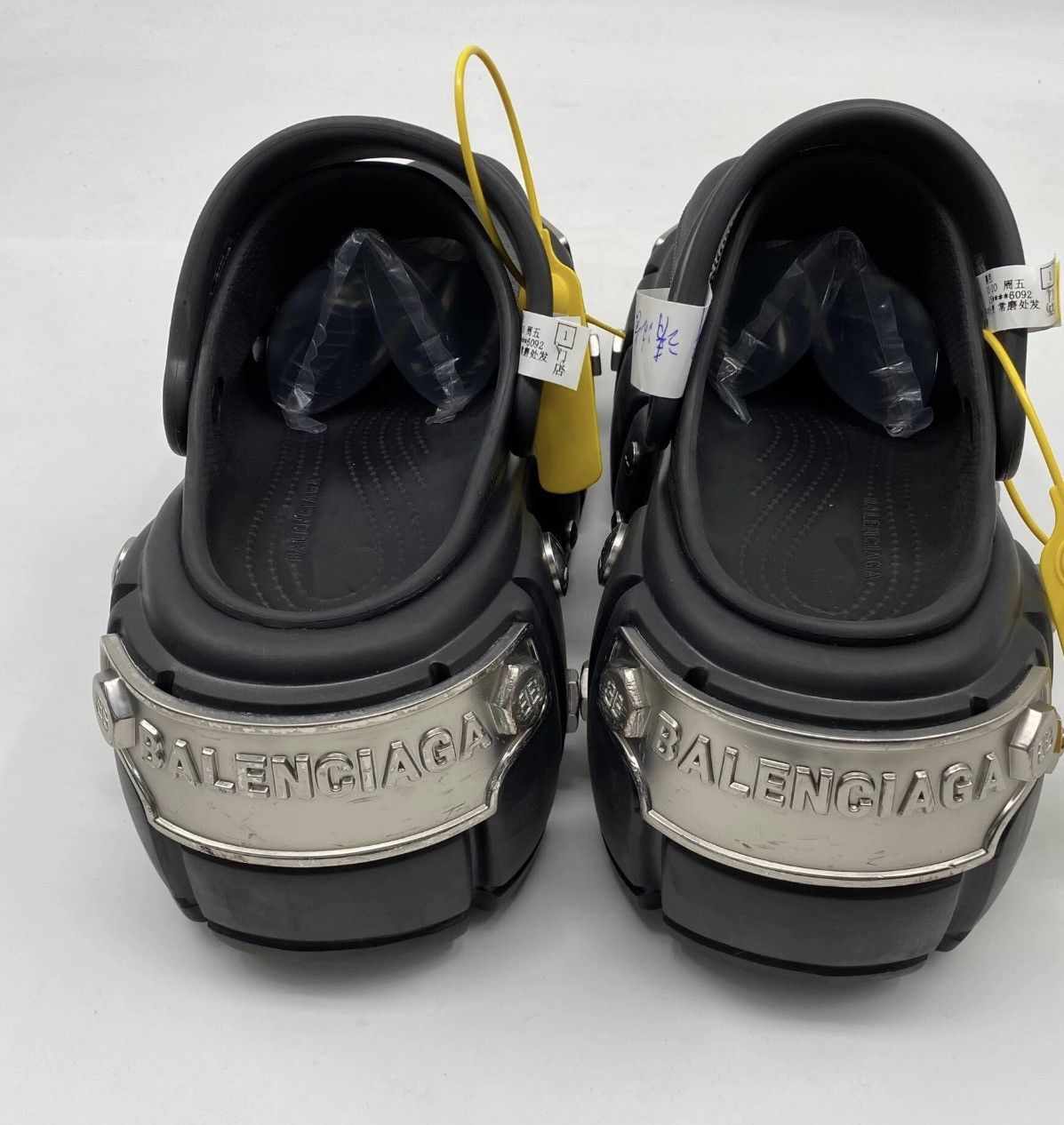 Balenciaga × Crocs Balenciaga x Crocs Hardcrocs Slide Black SIZE EU 42 Size US 12 / IT 42 - 3 Thumbnail