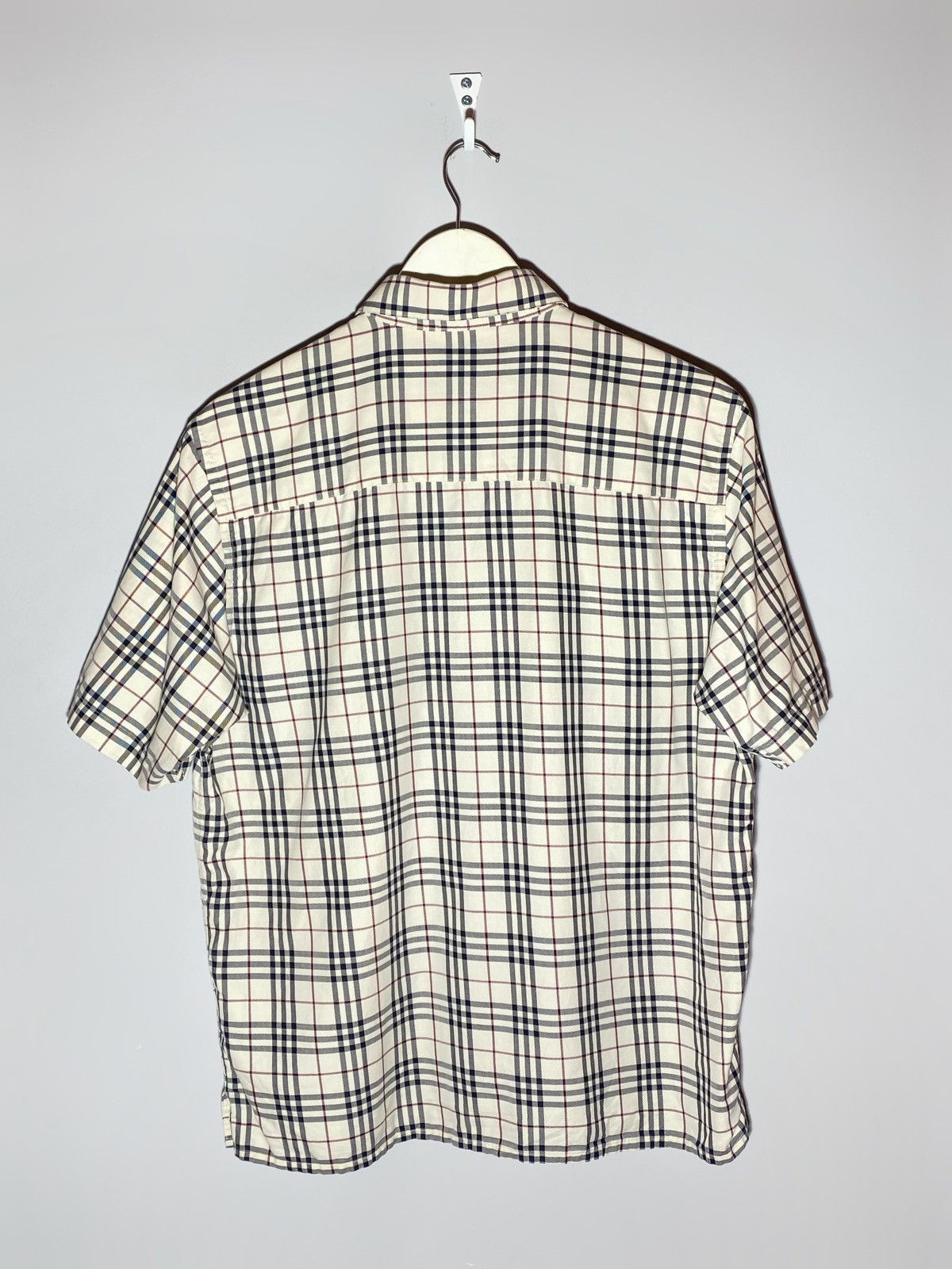 Burberry Vintage Burberry London Checked Short Sleeve Shirt Men’s Size US M / EU 48-50 / 2 - 2 Thumbnail