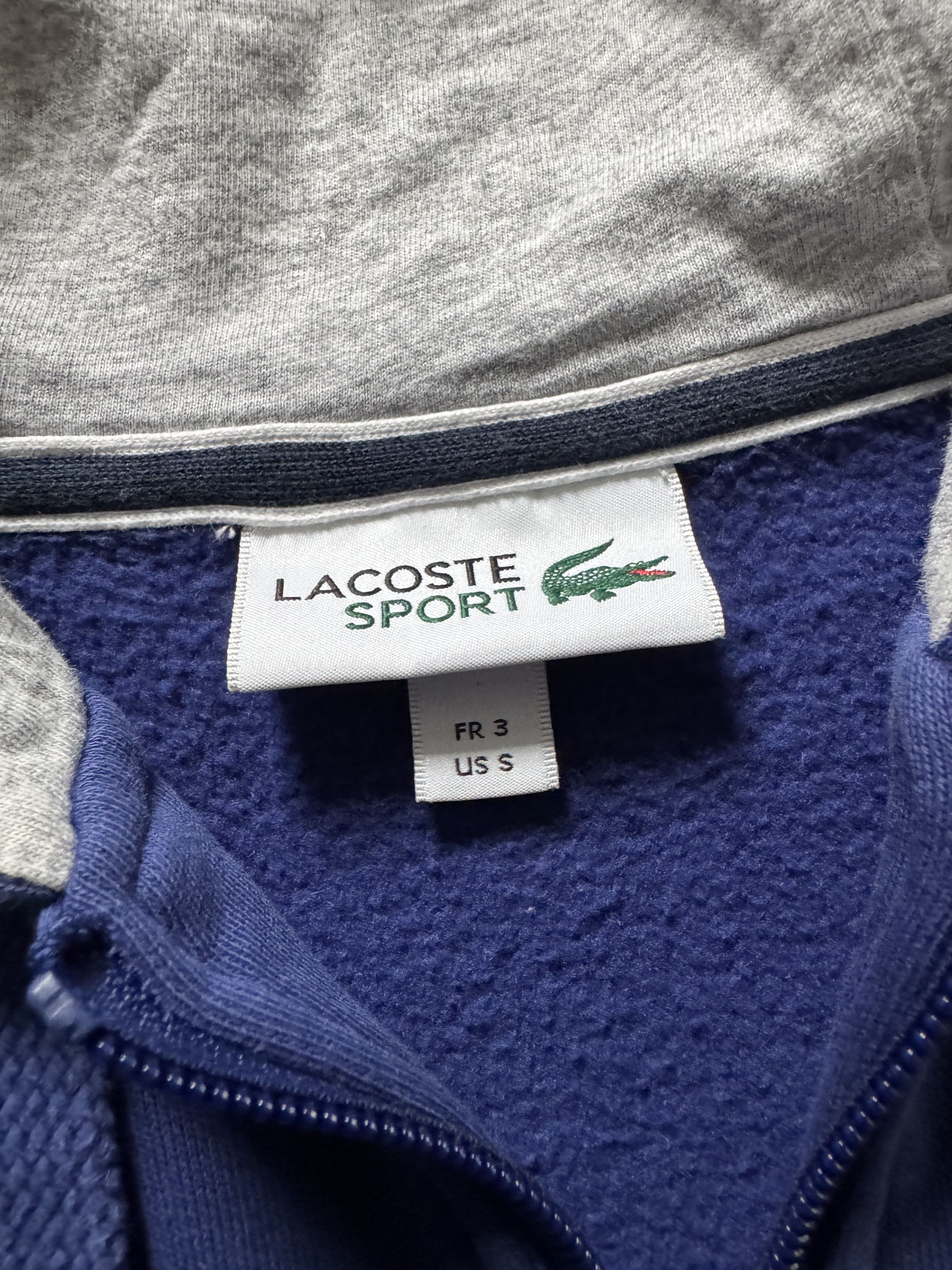 Lacoste Lacoste Sport Vintage Mens Zip Hoodie Size US S / EU 44-46 / 1 - 7 Thumbnail