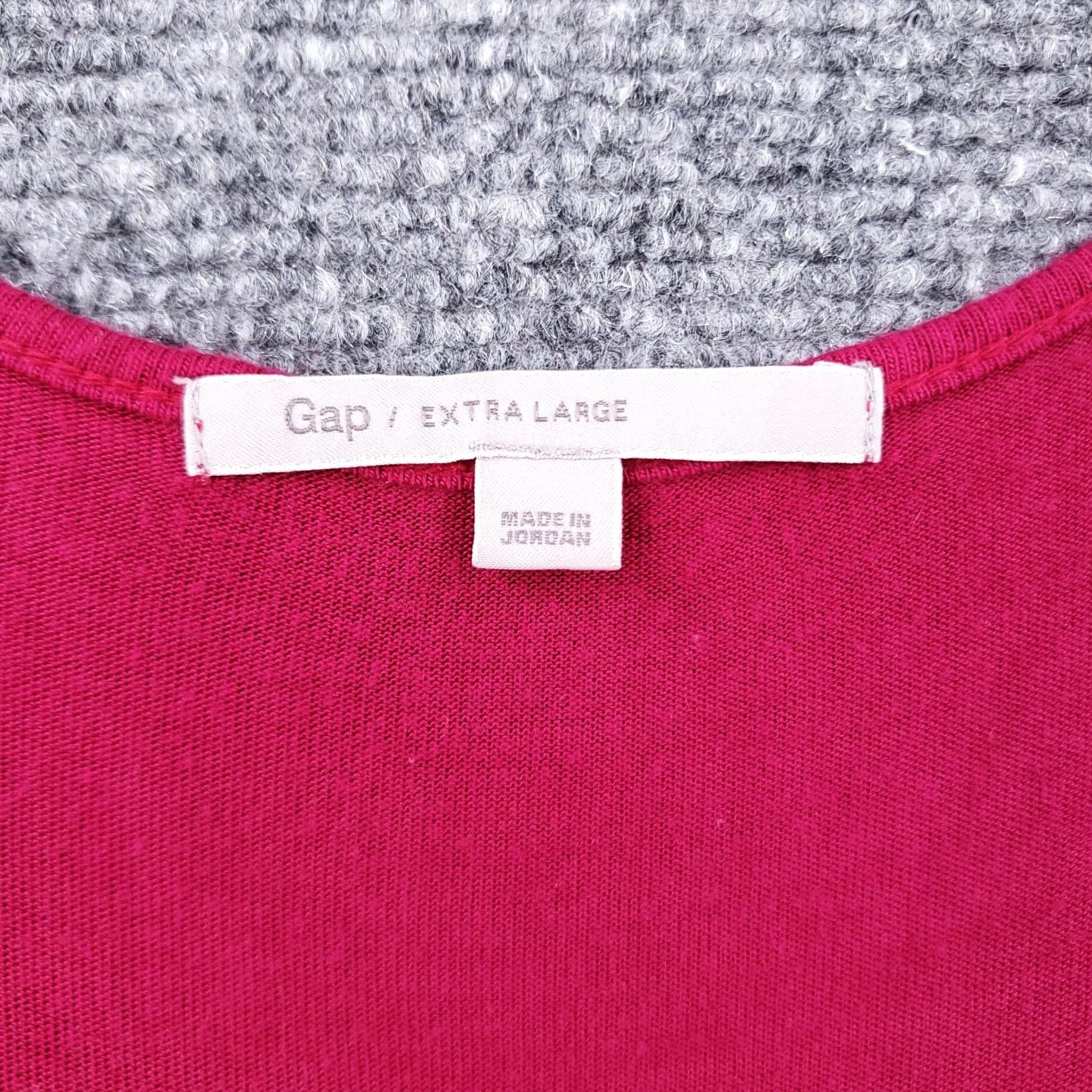 Gap Gap Red Rayon Tunic Tank Womens XL Extra Large Scoop Neck Sleeveless Size XL / US 12-14 / IT 48-50 - 3 Thumbnail