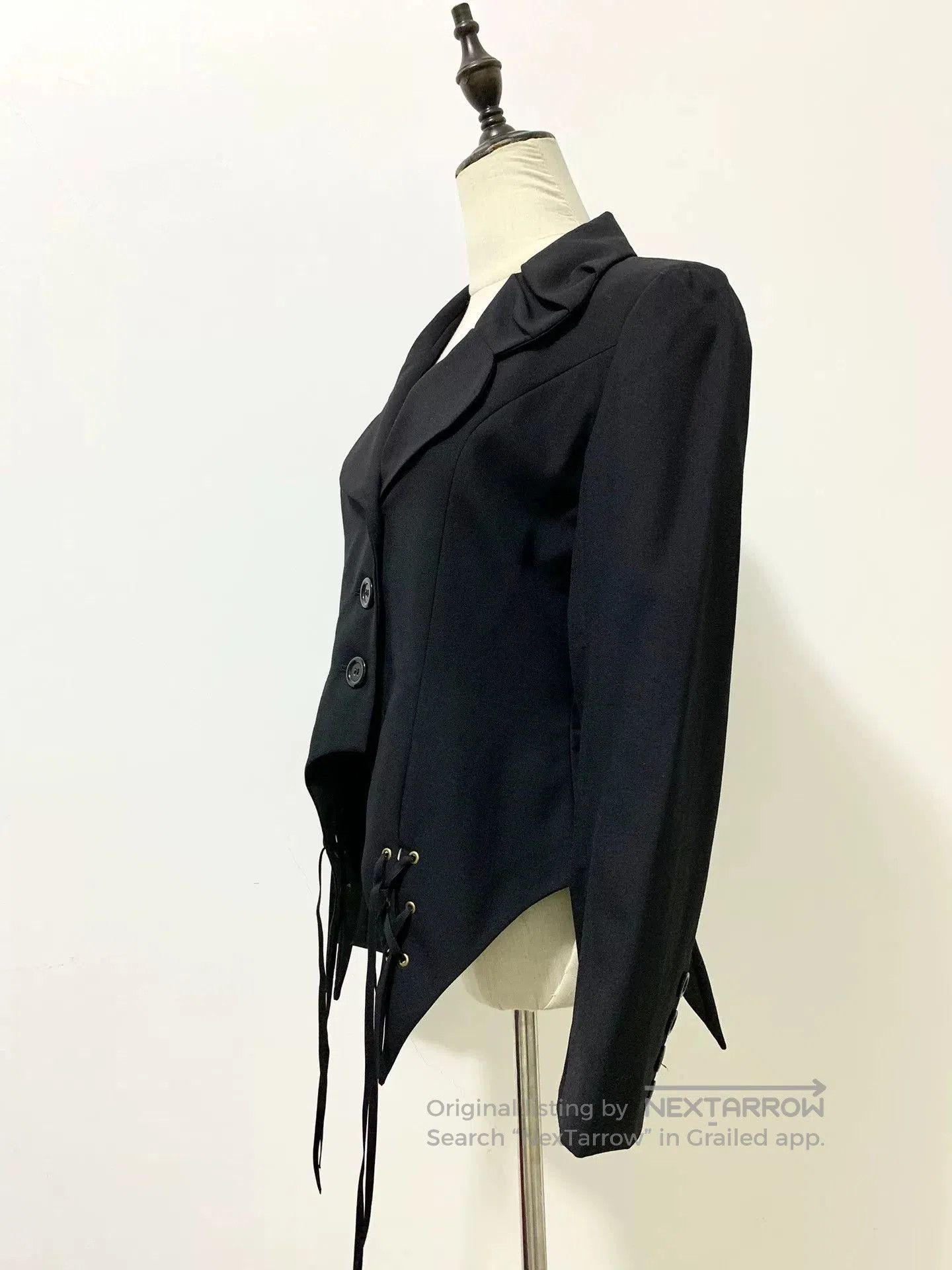 Vivienne Westwood black heart collar blazer jacket. Size M / US 6-8 / IT 42-44 - 3 Thumbnail