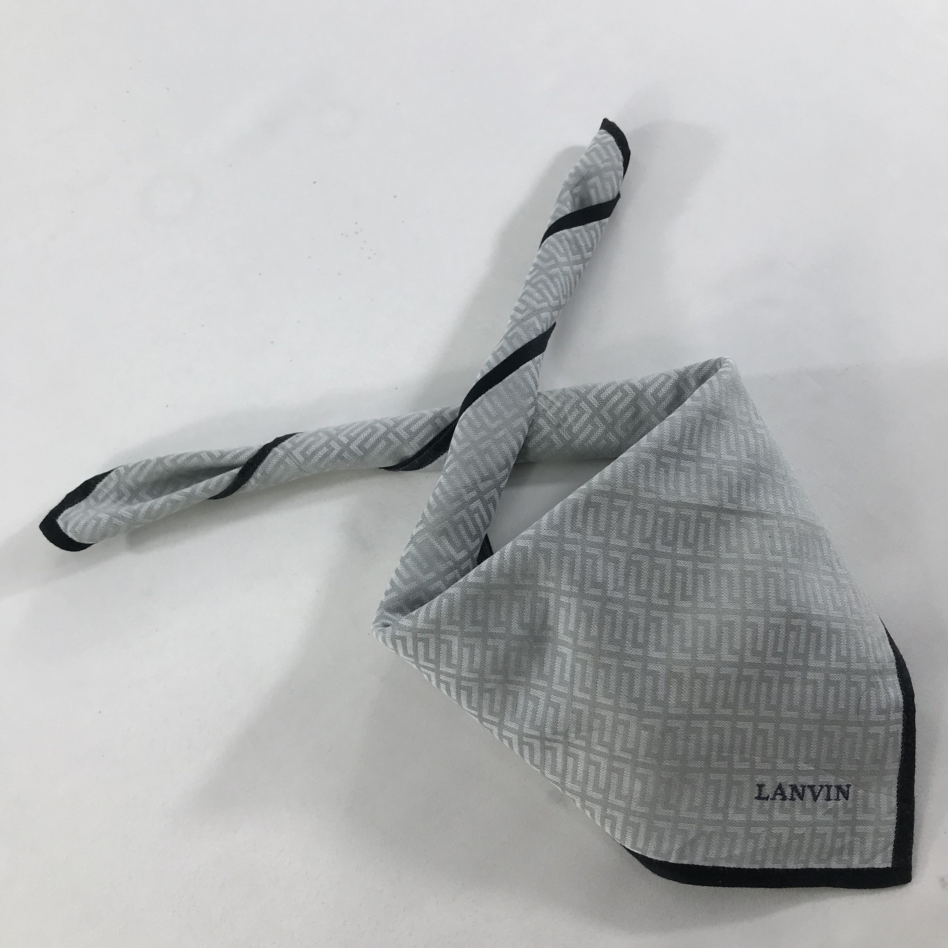 Lanvin × Vintage Lanvin Bandana / Handkerchief / Neckerchief - S1604 Size ONE SIZE - 4 Thumbnail