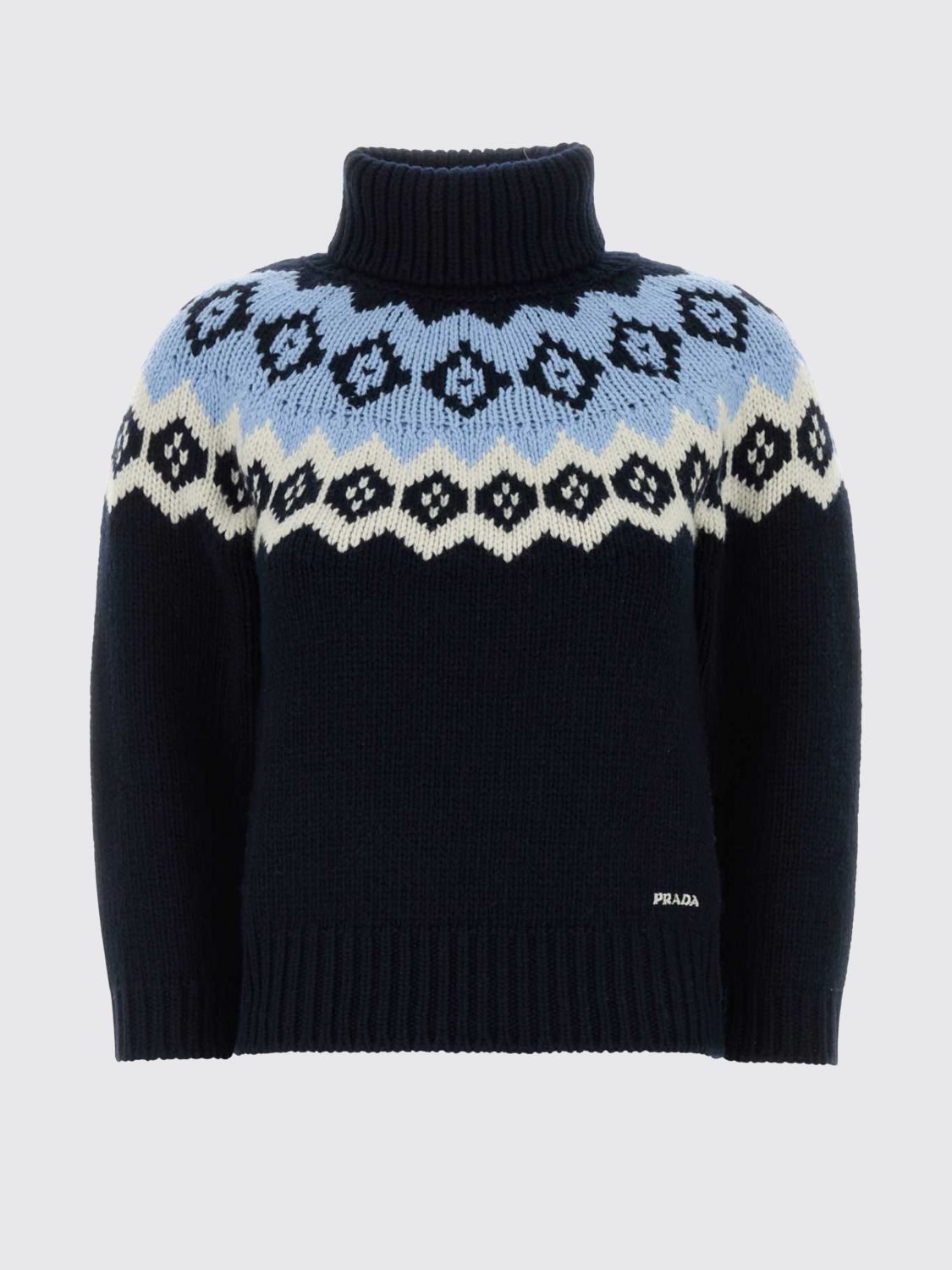 Prada Prada Sweater Woman Blue Size S / US 4 / IT 40 - 1 Preview