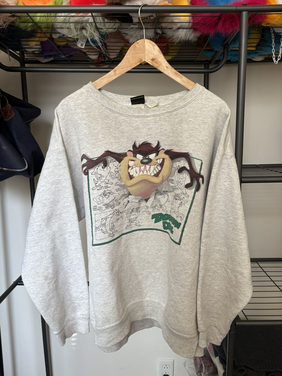 Warner Bros Tasmanian Devil Sweatshirt Size US L / EU 52-54 / 3 - 1 Thumbnail