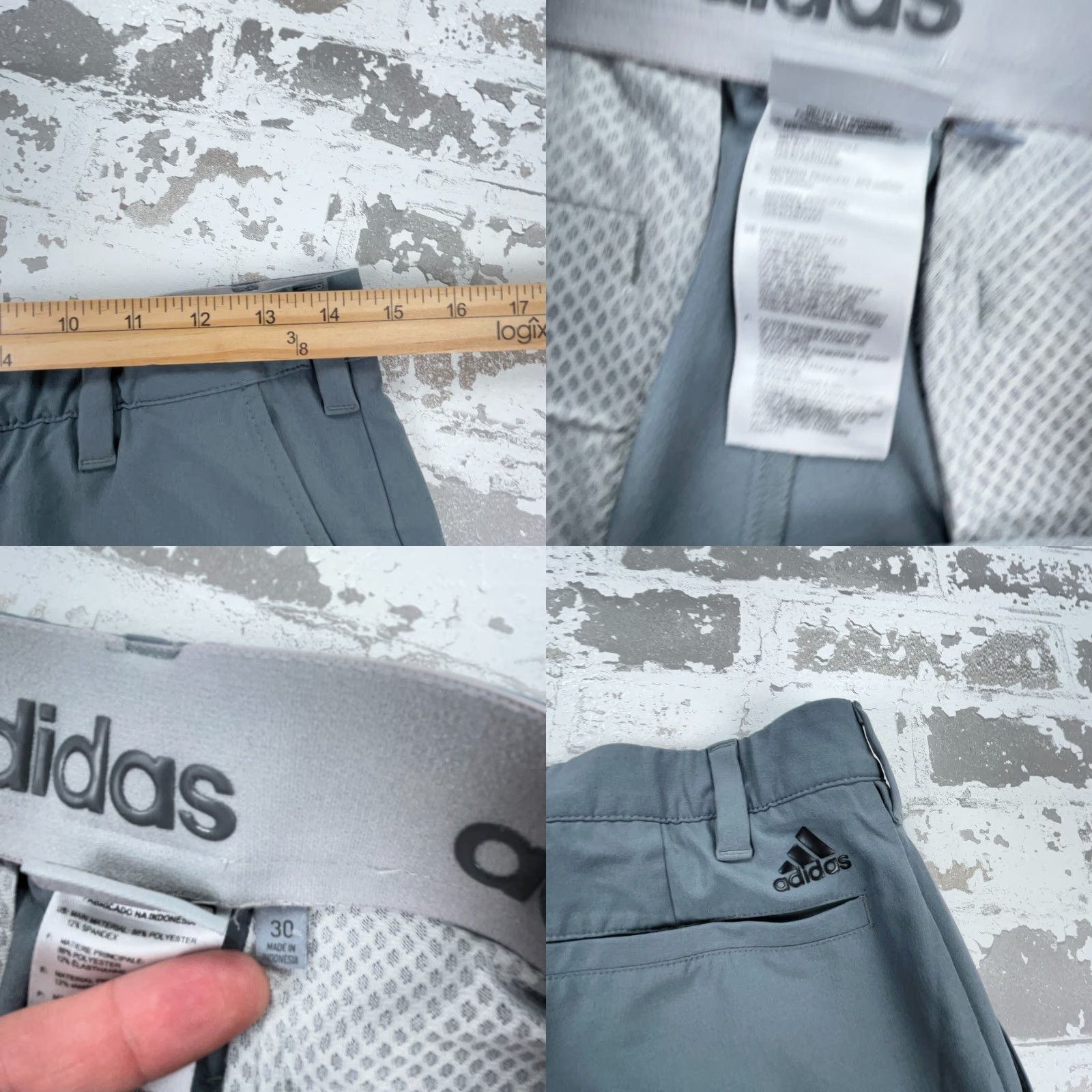 Adidas Adidas Shorts Men 30 Gray Golf Chino Performance Lightweight Clima Cool Size US 30 / EU 46 - 8 Thumbnail