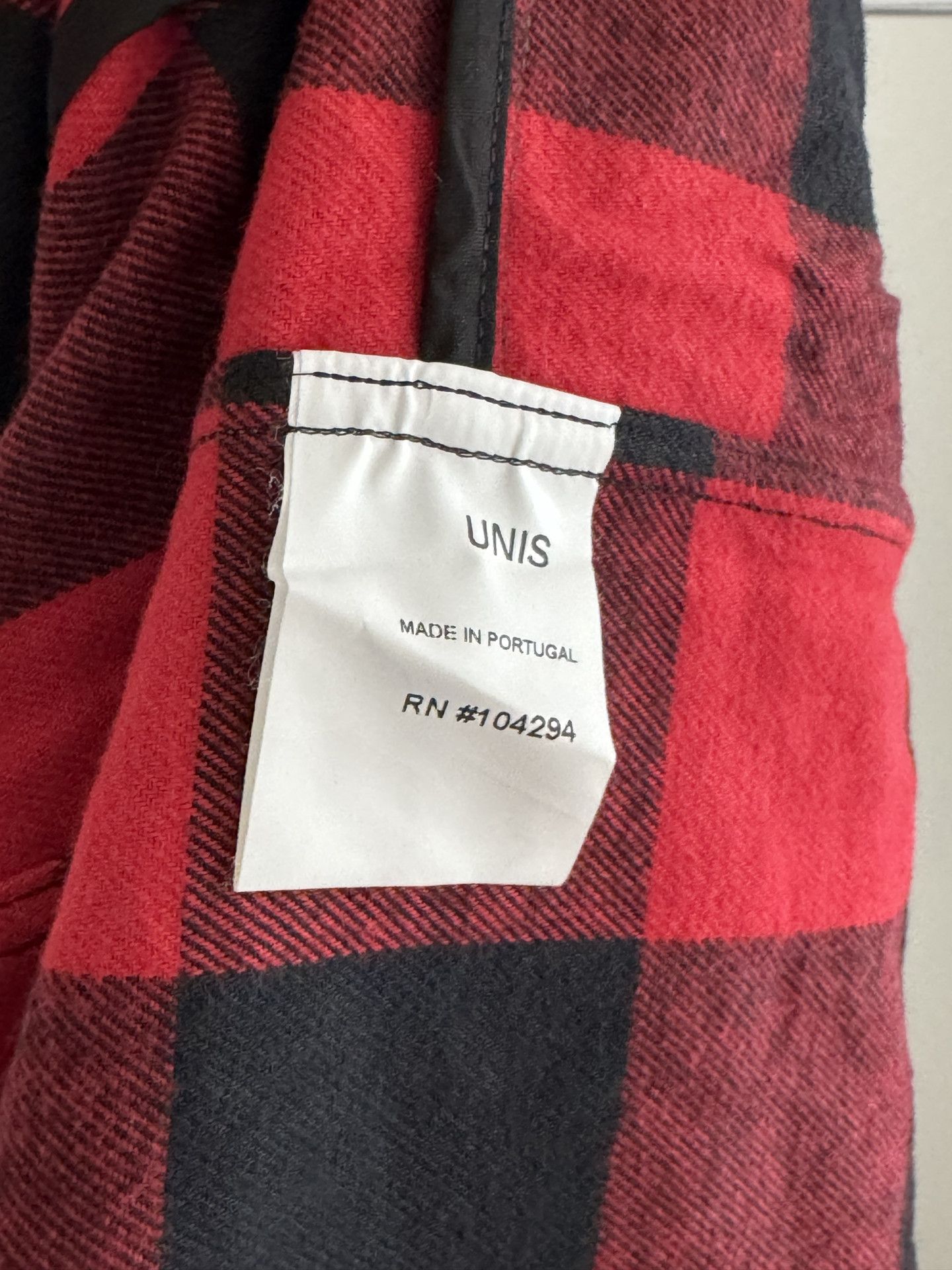 Unis Unis New York - Rocky Jacket (Red Buffalo Plaid) Size US M / EU 48-50 / 2 - 5 Thumbnail