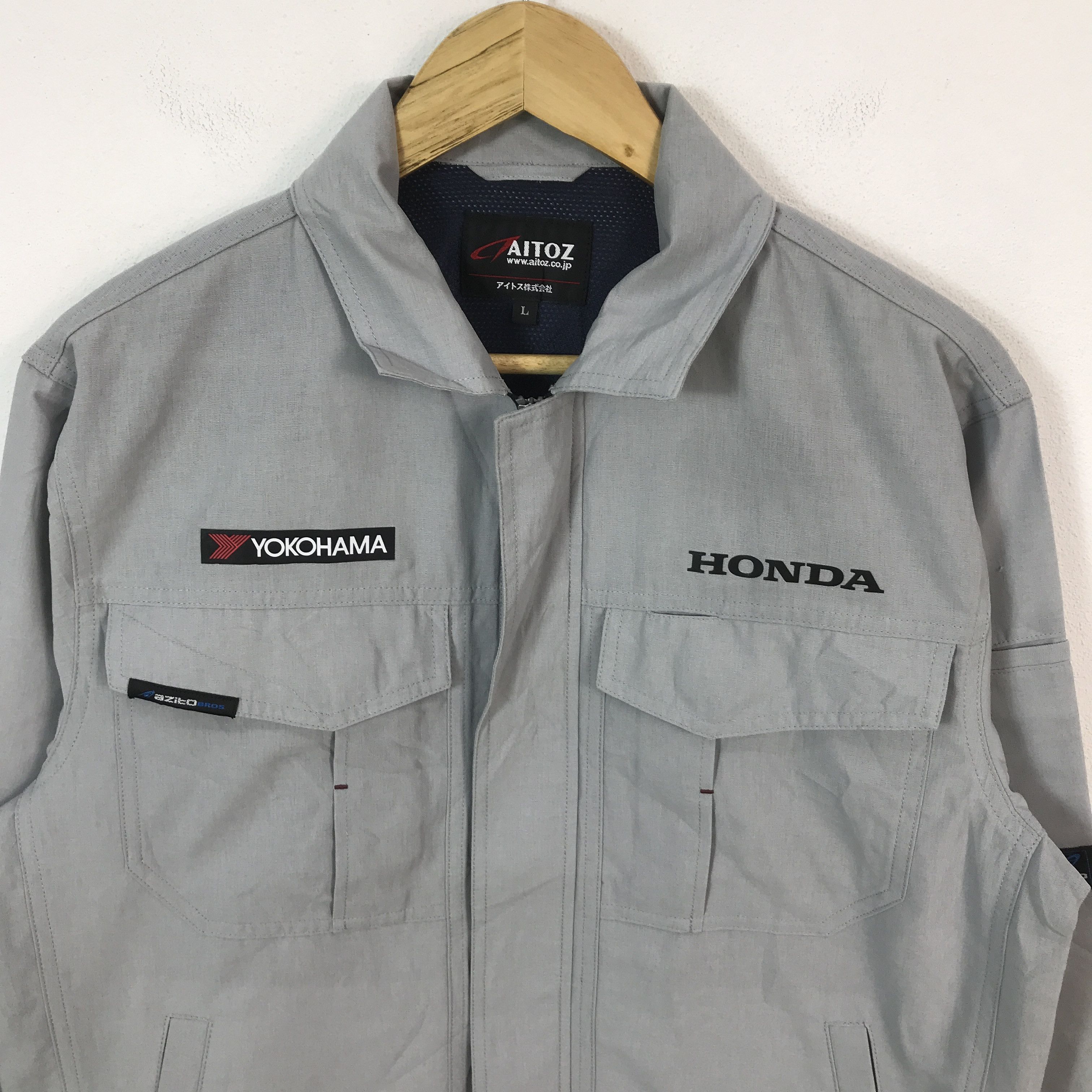 Honda Honda X Yokohama Motorsport Racing jacket Size US L / EU 52-54 / 3 - 3 Thumbnail