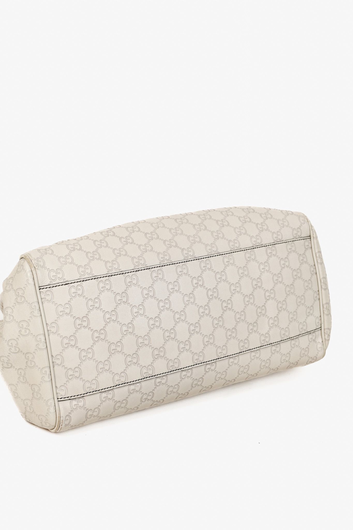 Gucci Gucci Medium Emily Off-White Guccissima Leather Shoulder Bag Size ONE SIZE - 5 Thumbnail