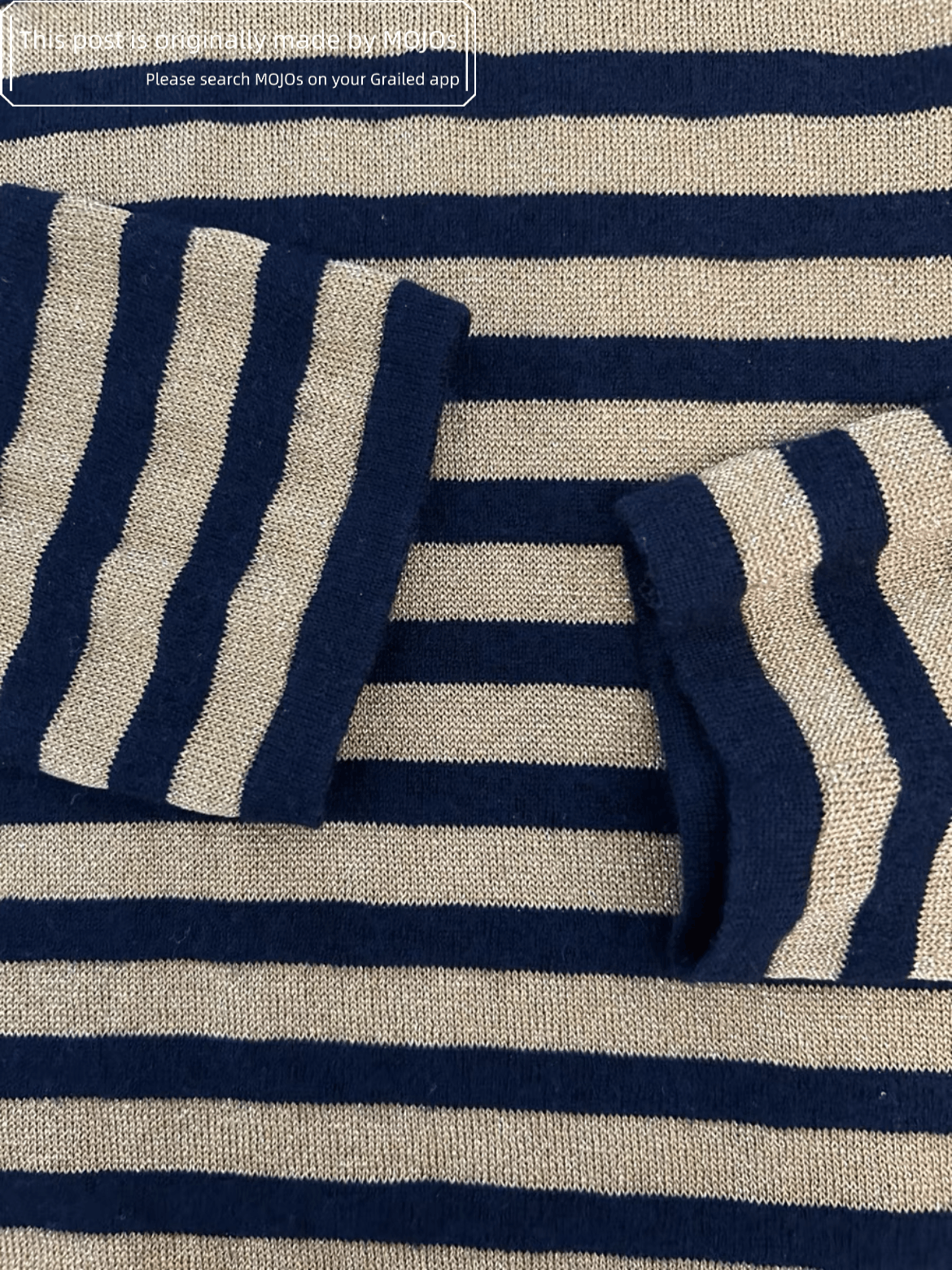 Saint Laurent Paris Saint Laurent Paris Stripes Knitwear (Mojos9131124) Size US S / EU 44-46 / 1 - 4 Thumbnail