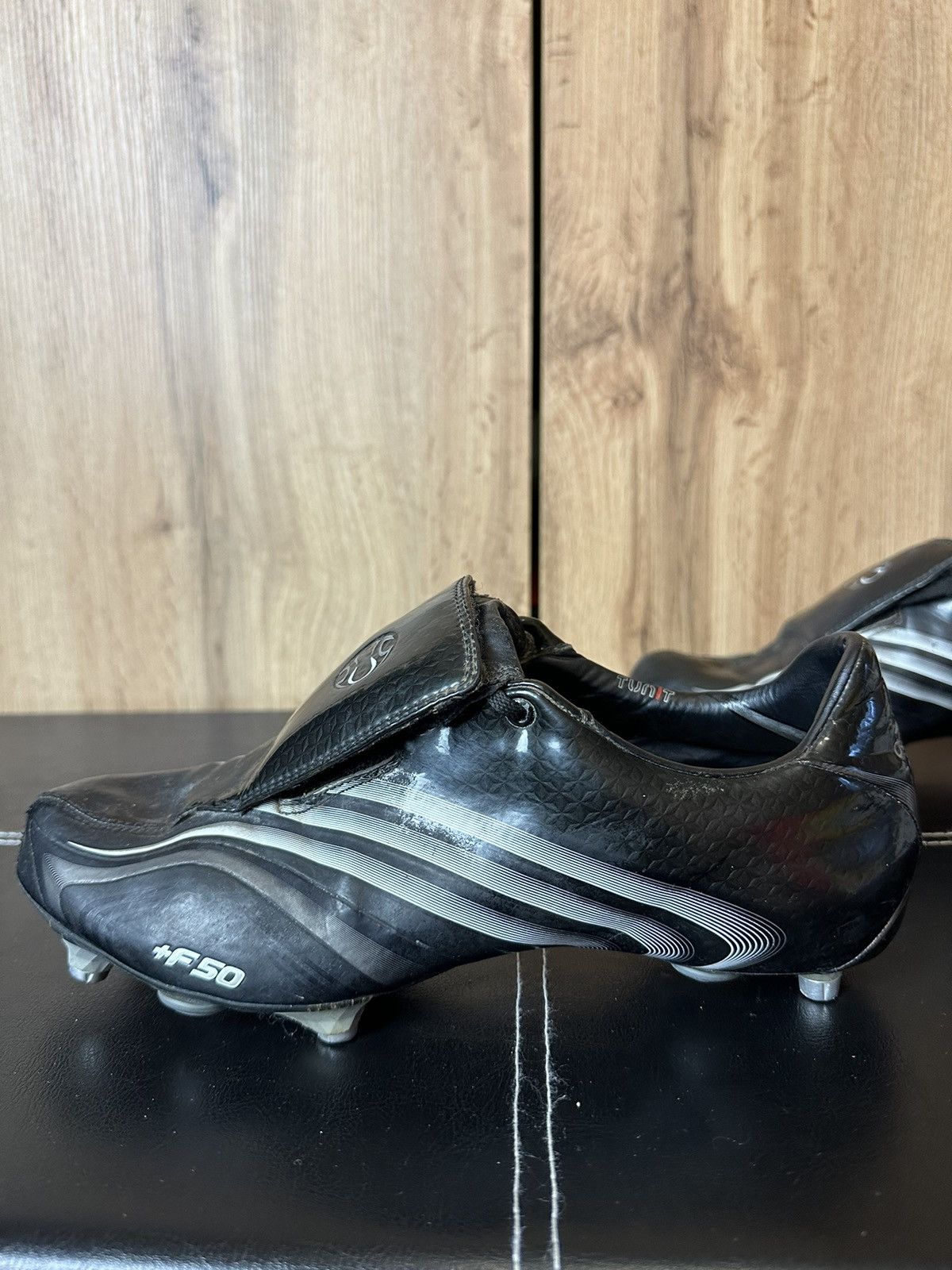 Adidas × Vintage Adidas Tunit F50.6 FG Elite US8 Black boots mens Footbal Size US 8 / EU 41 - 11 Thumbnail